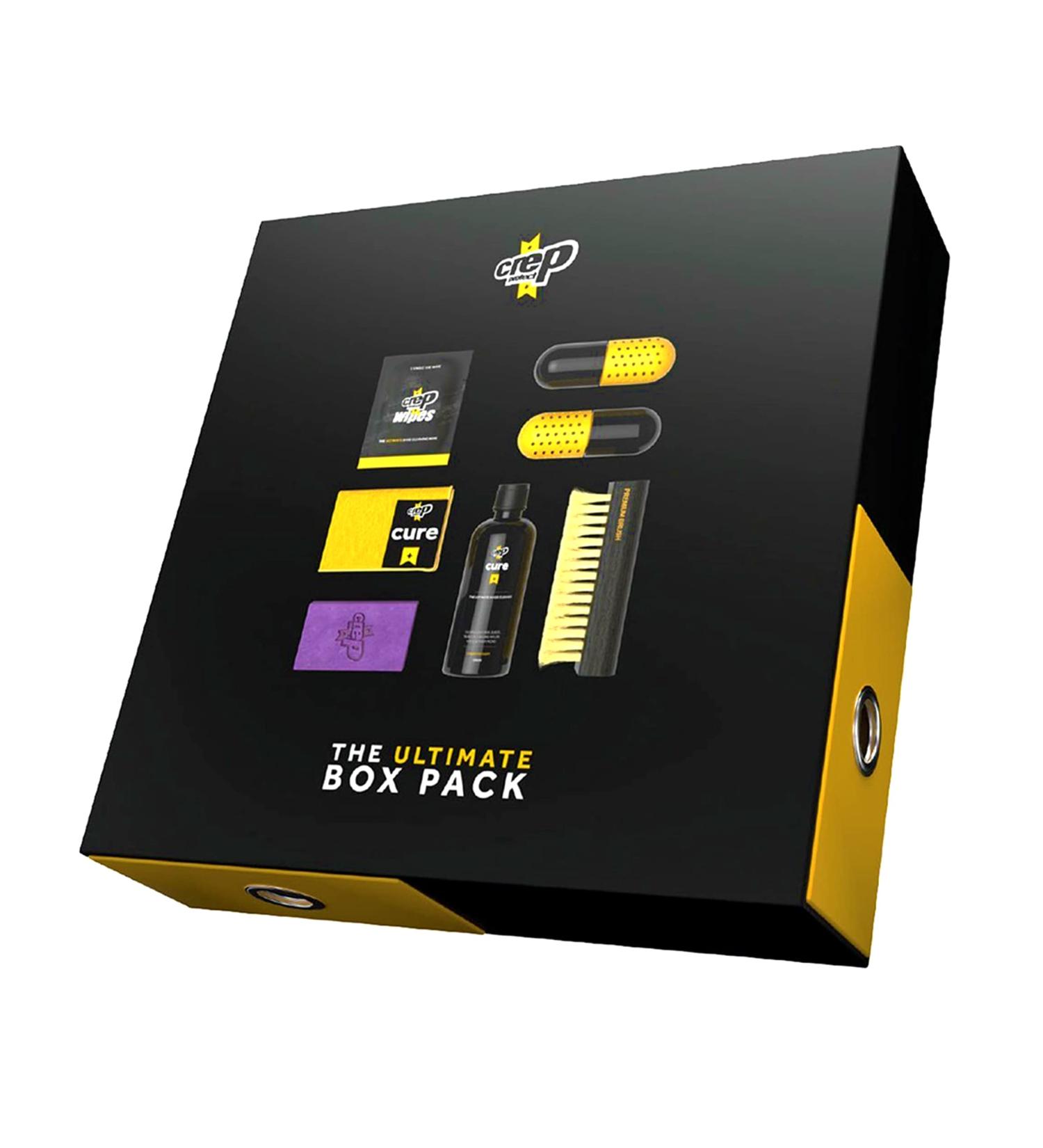 Crep Protect Box Pack - Premium Sneaker Cleaning Kit with Wipes, Pill, Eraser, Cleaning Solution, Cloth & Brush - Buy Online on GoSupps.com