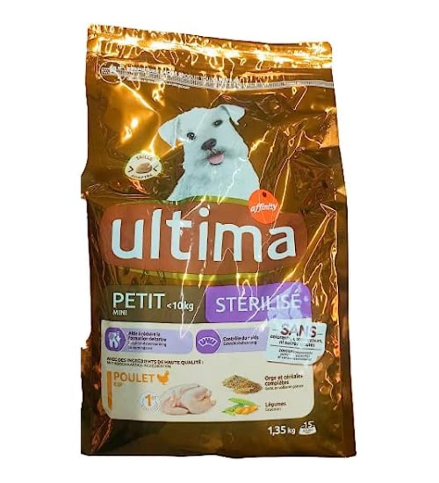 Ultima Croquettes for Small Sterilized Dogs - 1.35 kg