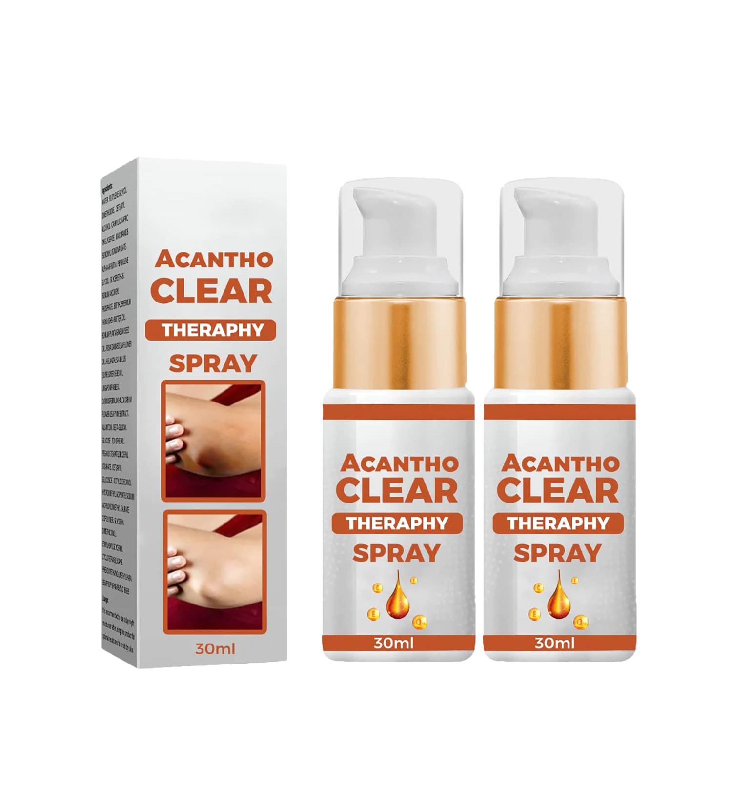 GFOUK Acanthoclear Therapy Spray - Dark Spot Remover for Acanthosis Nigricans - 2pc Set - Buy Online on GoSupps.com