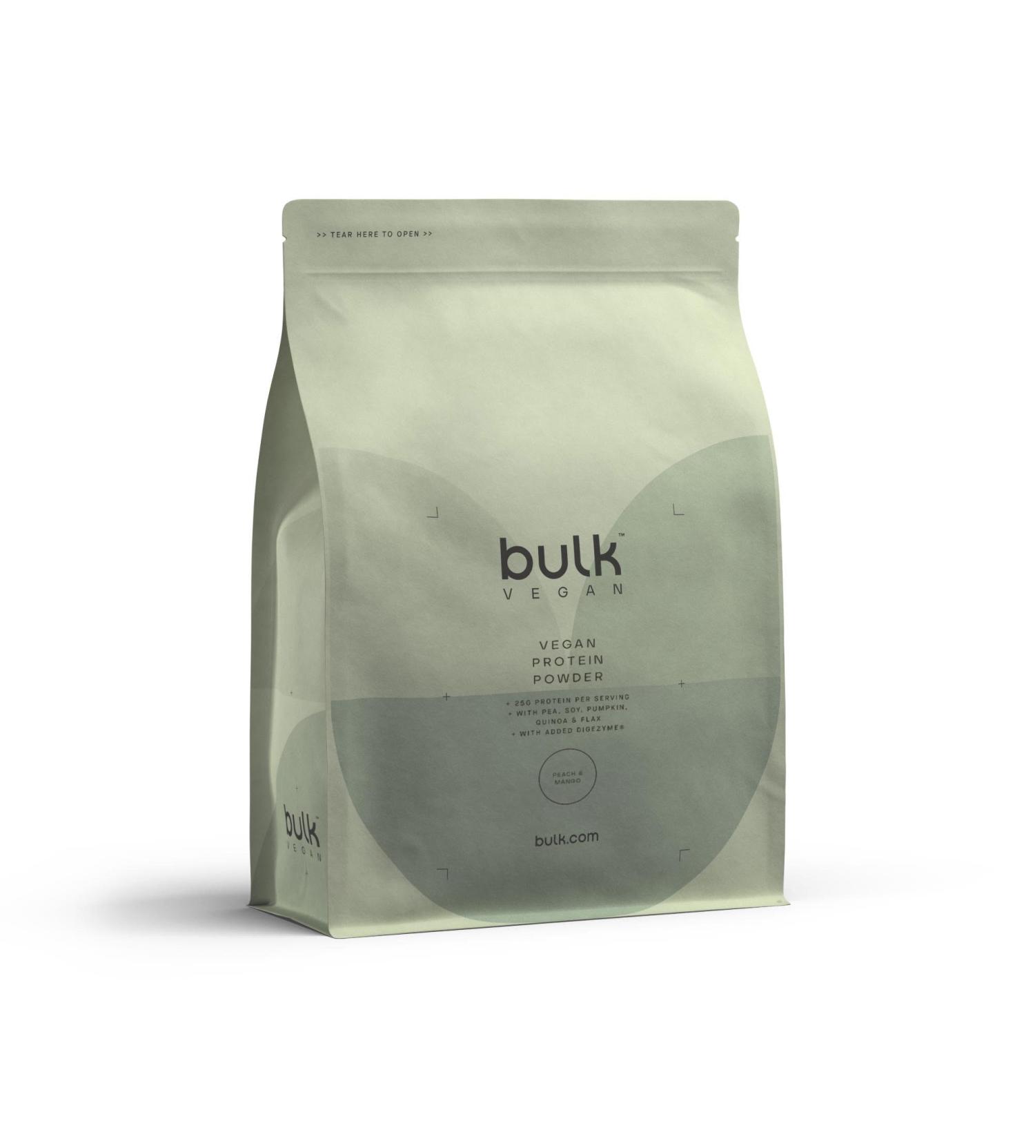 Vegan Protein Powder Peach & Mango 500g - New & Improved Formula - 14 Servings - Buy Online on GoSupps.com