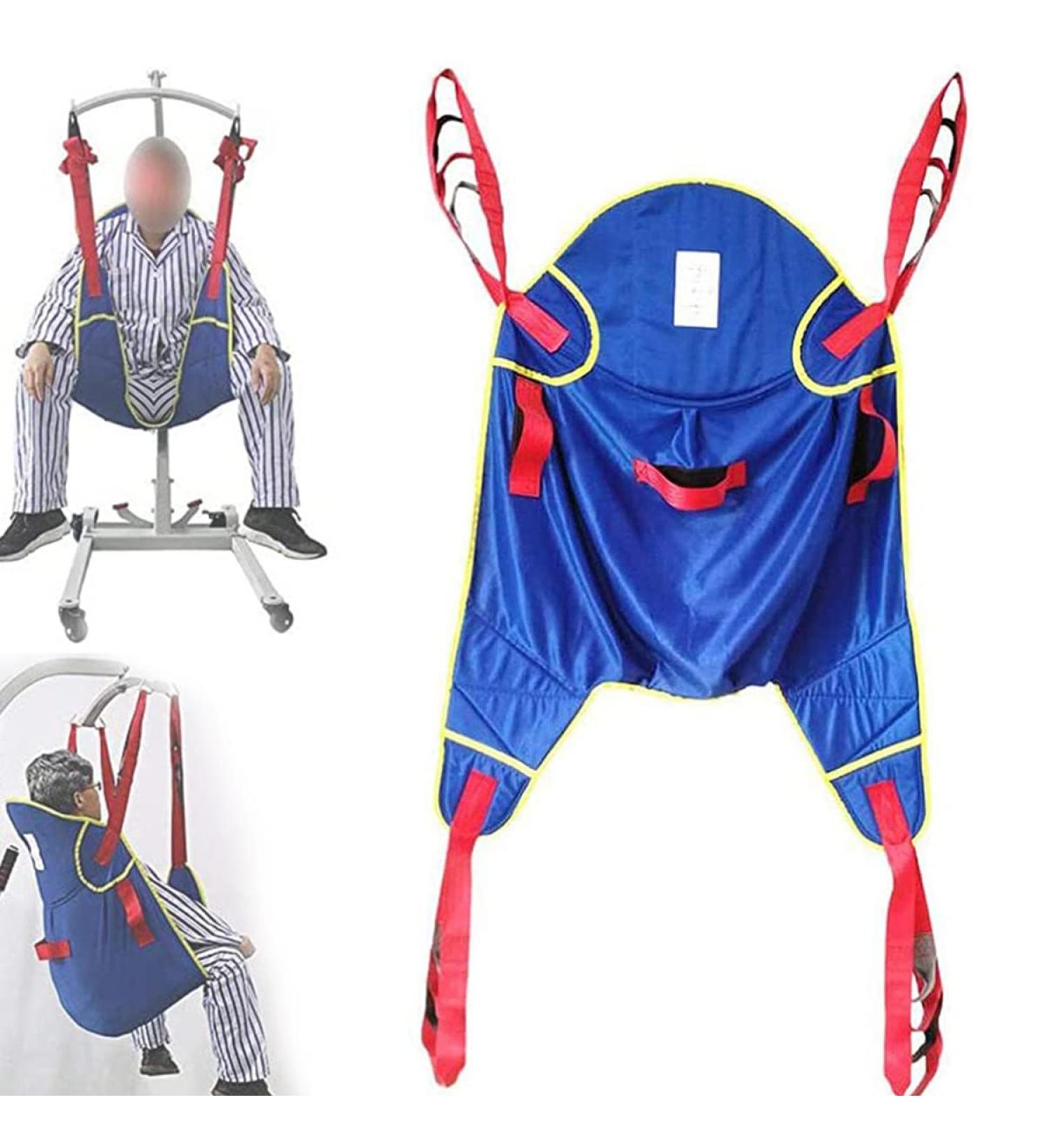 Full Body Patient Lift Sling - Toileting Sling Patient Lifter - Medical Lift Equipment - Medical Transfer Belt with Four Point Support Full Body Sling Maximum Load 507 lb L(below150kg) - Buy Online on GoSupps.com