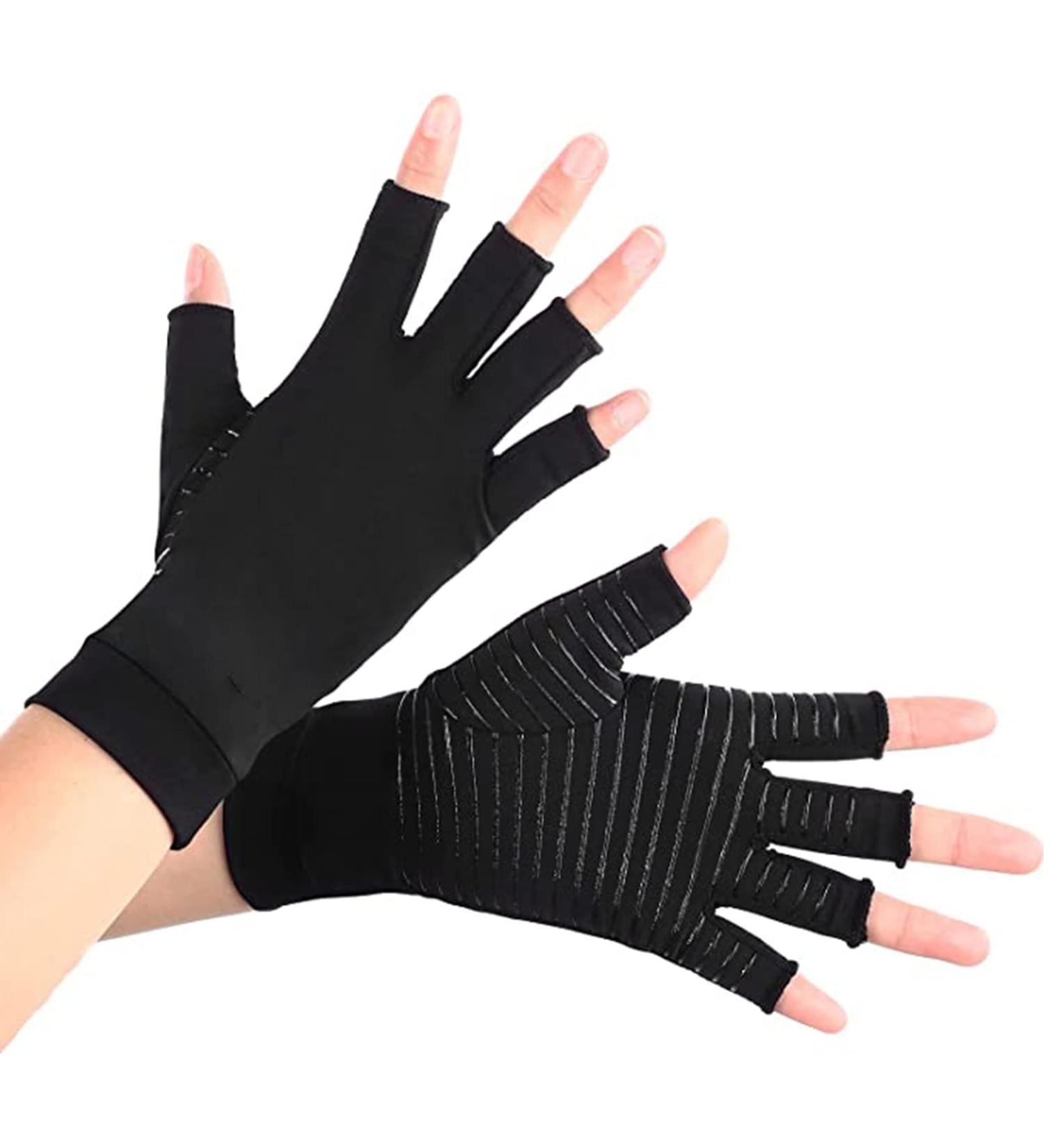 Arthritis Gloves Relief Rheumatoid Pain Carpal Tunnel Computer Typing Compression Gloves Daily Work Hand Joint Pain Relief Black L Black Large - Buy Online on GoSupps.com