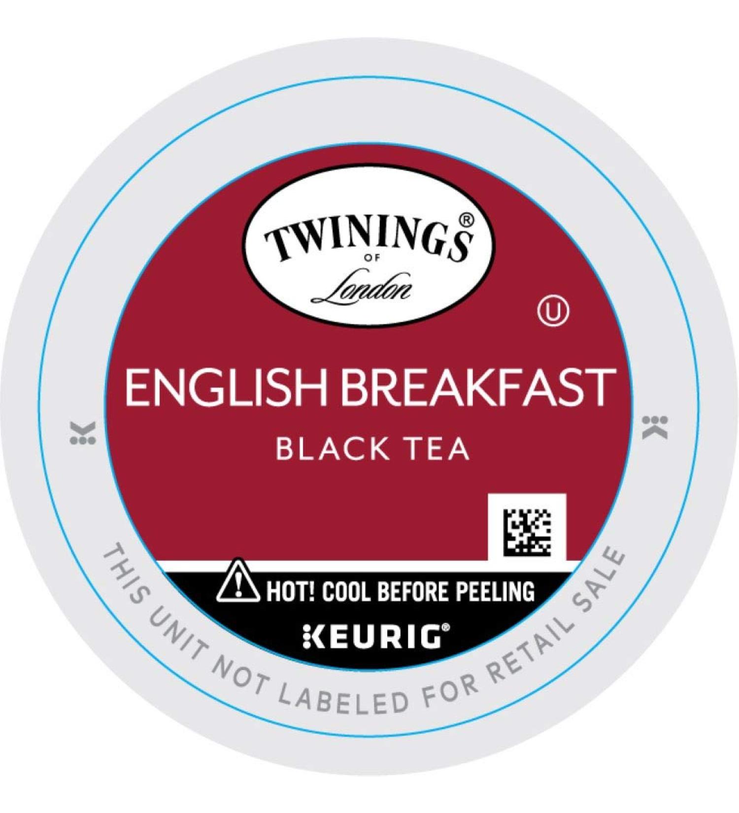 Twinings English Breakfast Tea K-Cup Pods - 24 Count Pack Caffeinated Black Tea for Keurig - Buy Online on GoSupps.com