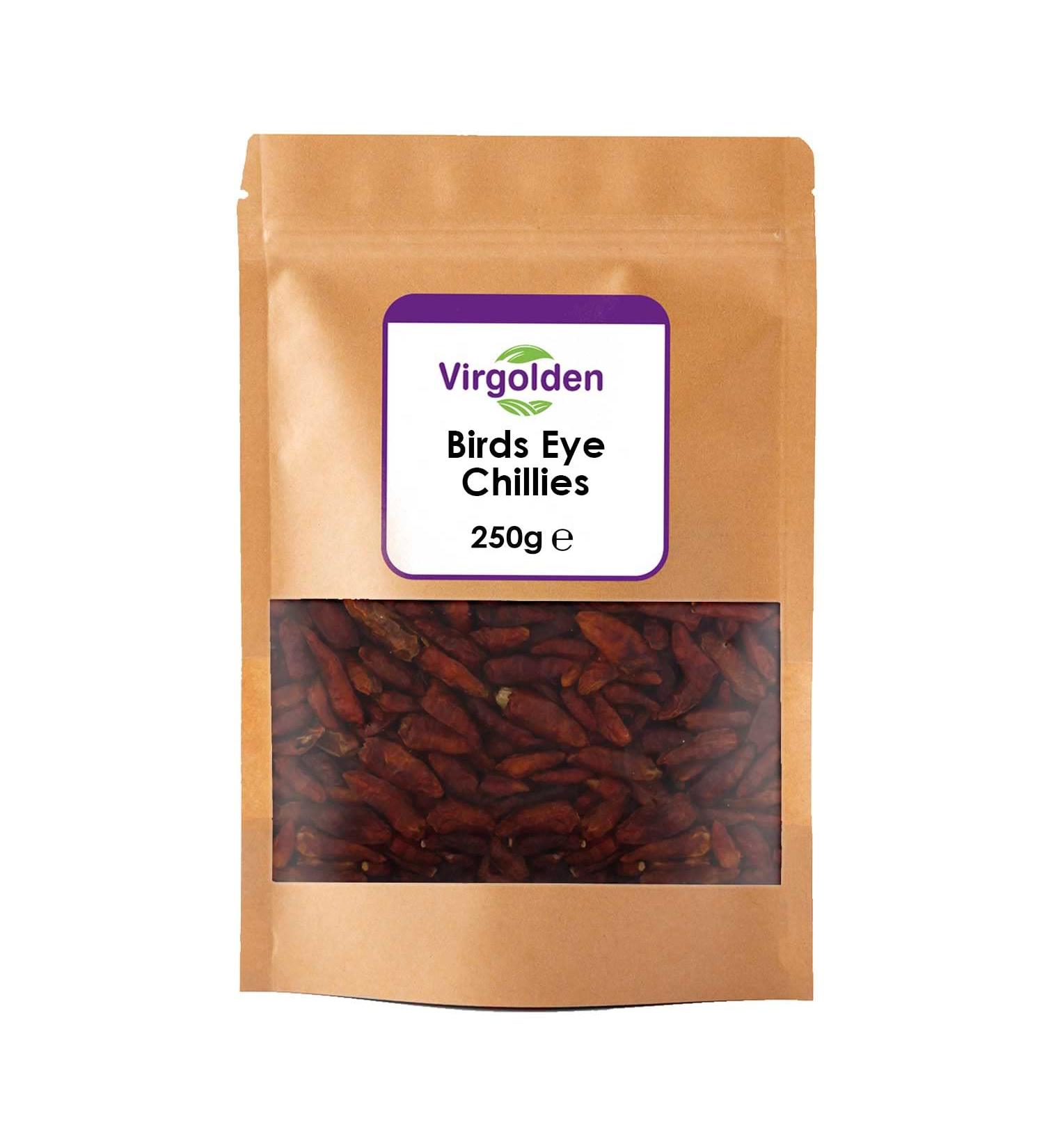Birds Eye Chillies 250g - Virgolden | Premium Quality Spices - Buy Online on GoSupps.com