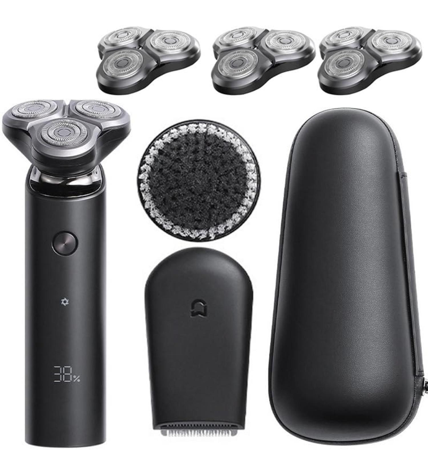 Head Shavers for Bald Men | S500c 3-Head Electric Shaver & Beard Trimmer - Wet/Dry Washable & Portable - Buy Online on GoSupps.com