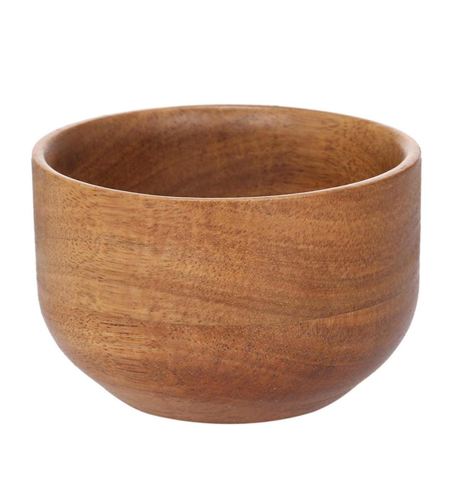 Exceart Wooden Shaving Bowl - Premium Foam Container for Facial Cleaning | Home & Bathroom Accessory - International Shipping Available - Buy Online on GoSupps.com