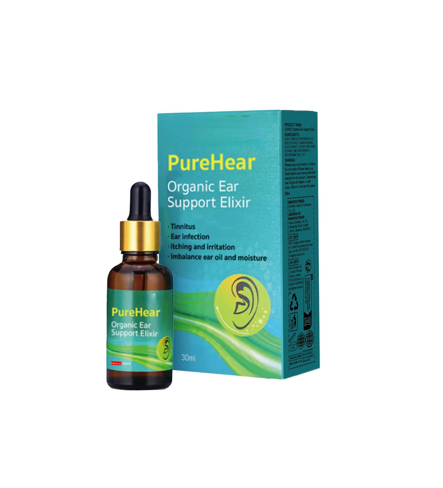 Organic Ear Care Solution Ear Discomfort Cleaning Earwax Body Comfort Ear Massage Daily Care Drops - Buy Online on GoSupps.com