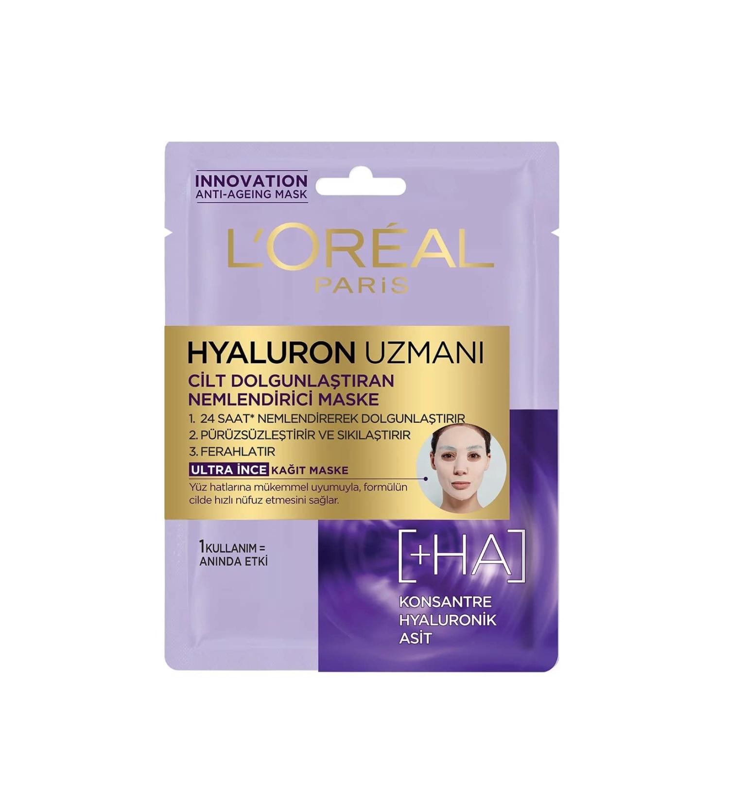 L'Or al Hyaluron Specialist Replumping Moisturising Mask