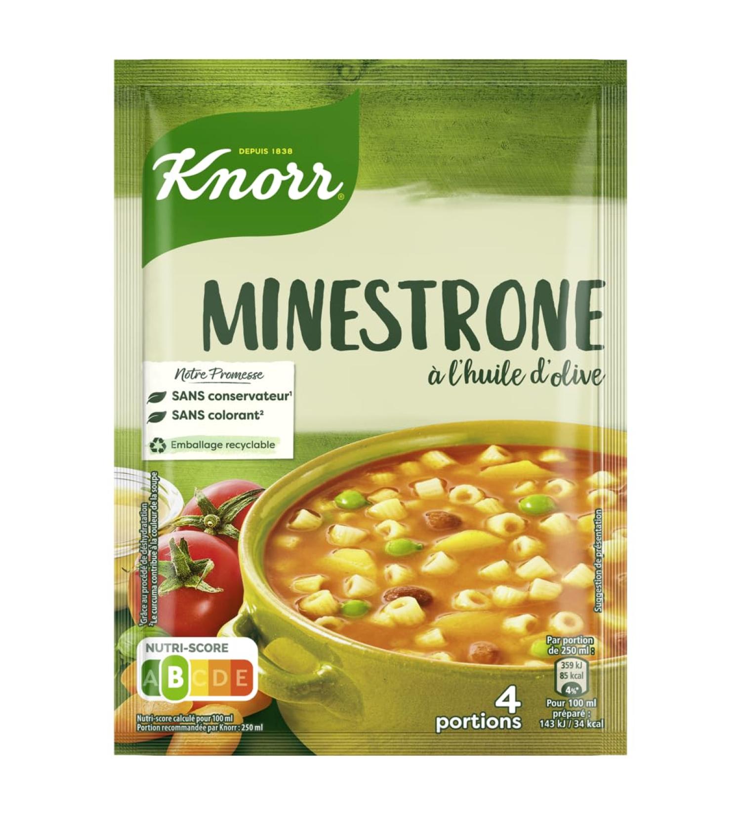 Knorr Minestrone Soup with Olive Oil, 104g