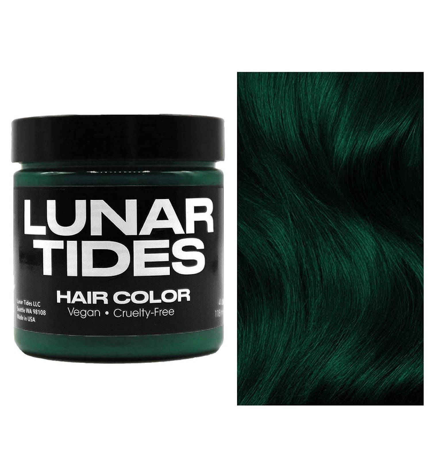 Lunar Tides Juniper Green Hair Dye - 4 fl oz (Pack of 1) | Semi-Permanent Color - Buy Online on GoSupps.com