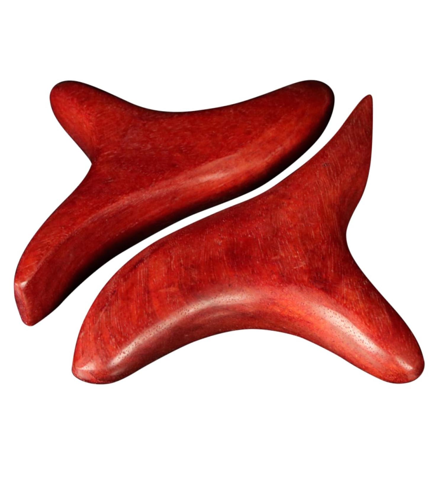 Coheali Thai Massage Tools - 2pcs Thai Wood Massage Sticks for Hand & Foot Relief | Authentic Therapeutic Massage Tools - Buy Online on GoSupps.com