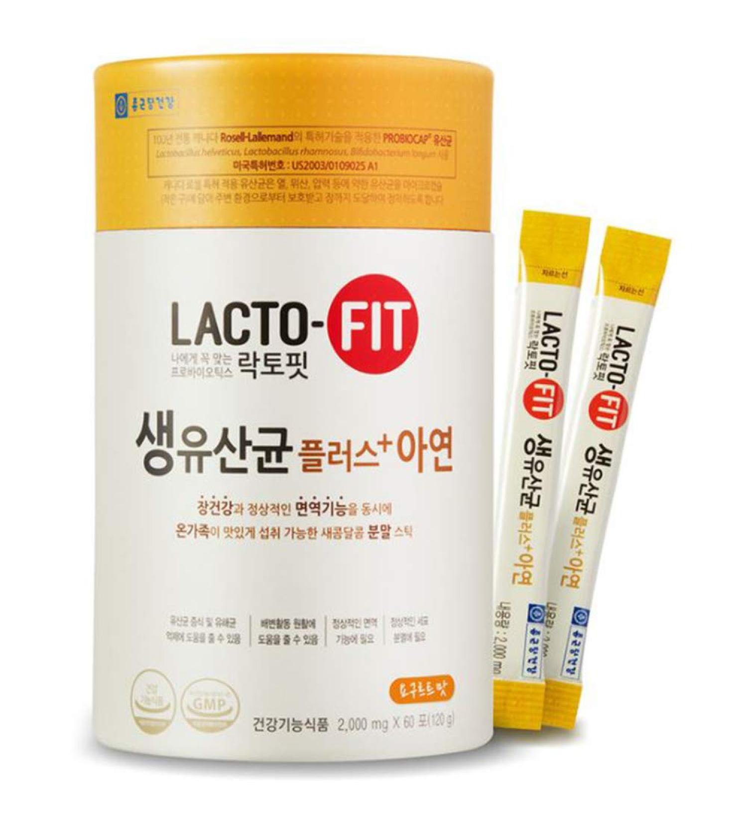 Lacto-Fit Probiotics & Zinc 60 Capsules - 1 Month Supply - Buy Online on GoSupps.com