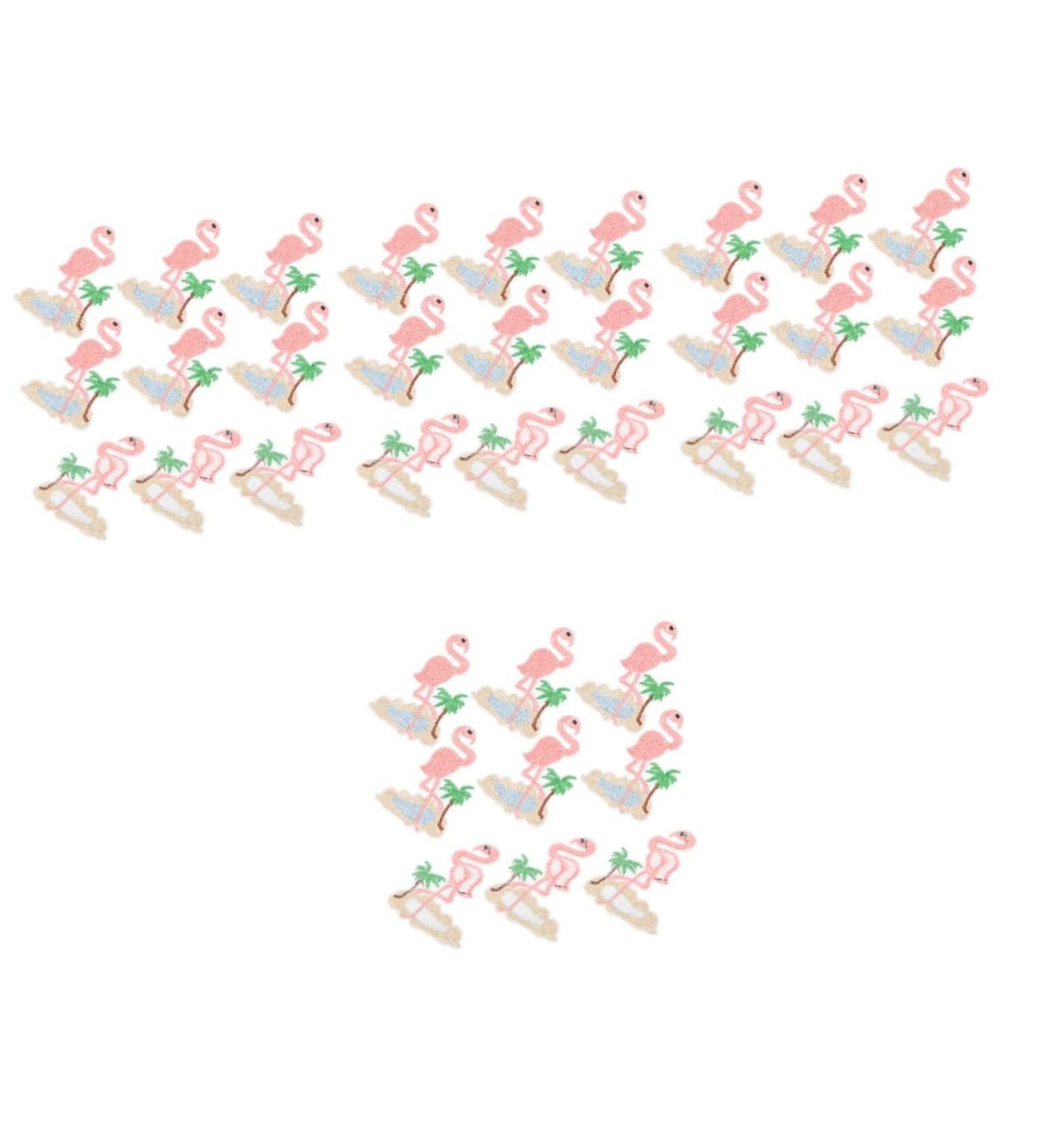 COHEALI 40 Pcs Flamingo Patch Hats Flamingo Embroidered Sew on Patch Flamingo Clothes Patches Bags Backpack - Buy Online on GoSupps.com