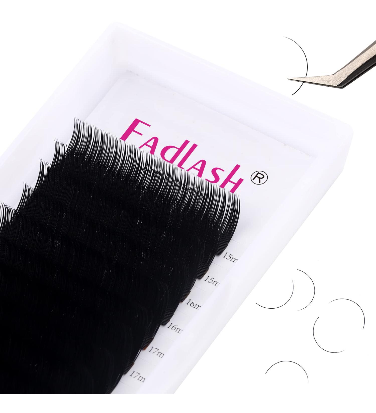 Professional Individual Classic Eyelash Extensions 0.07mm C Curl Mix (15-20mm) - Natural Look - International Shipping - Buy Online on GoSupps.com