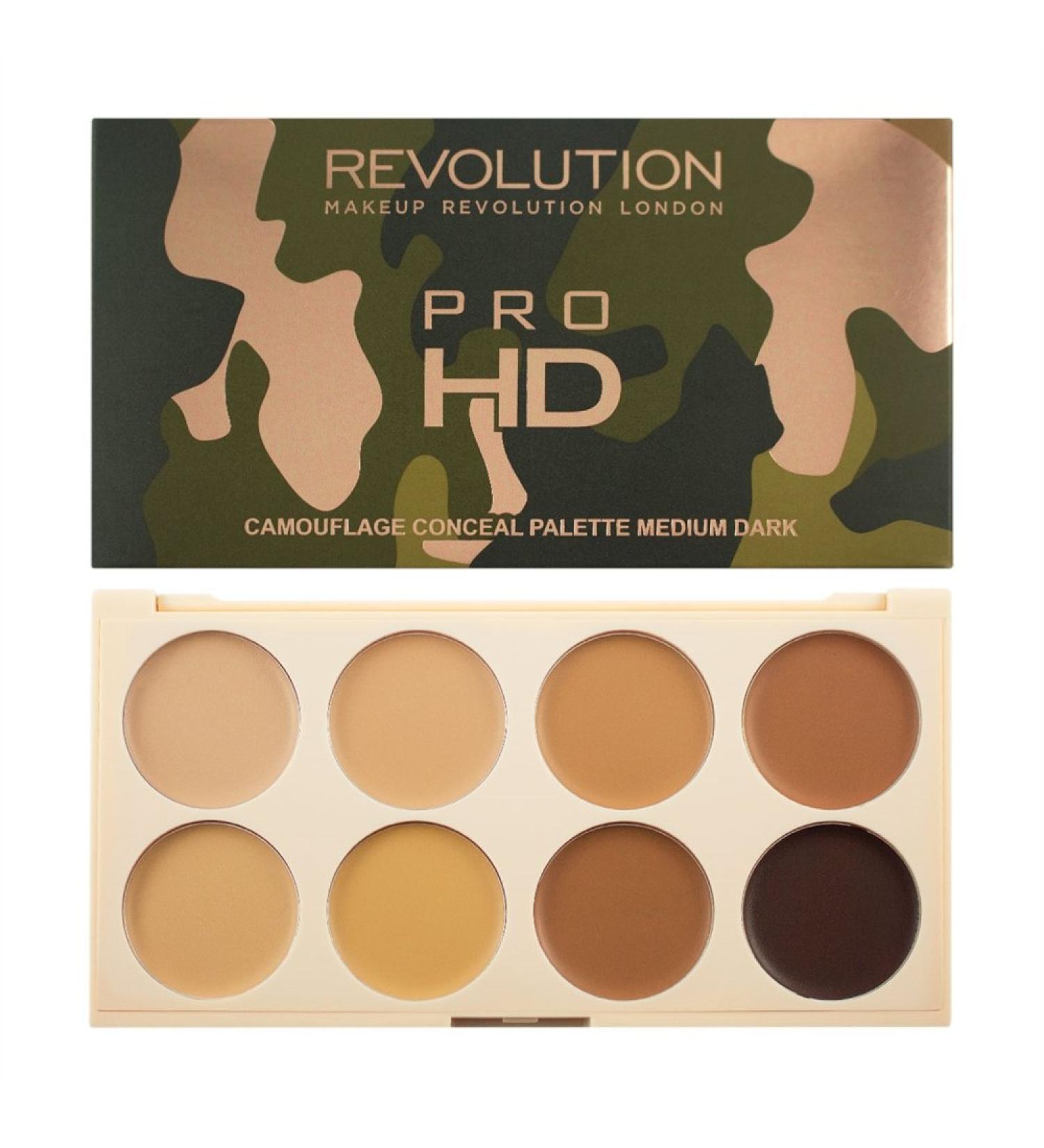REVOLUTION Ultra PRO HD Camouflage Palette Medium Dark - Buy Online on GoSupps.com