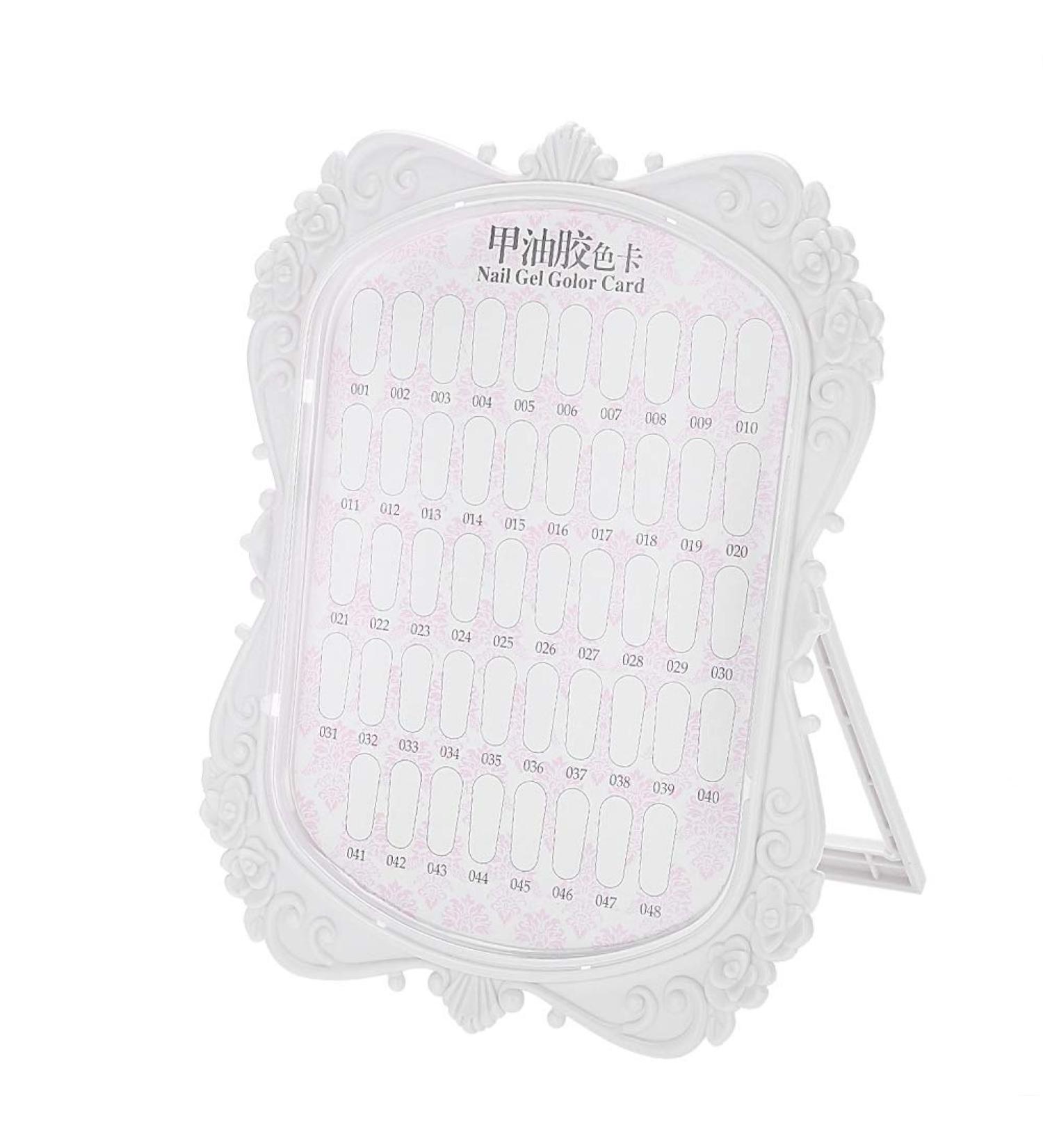 Nail Gel Color Card | 48 Colors Nail Art Display Stand - Showcase Your Collection | International Shipping - Buy Online on GoSupps.com