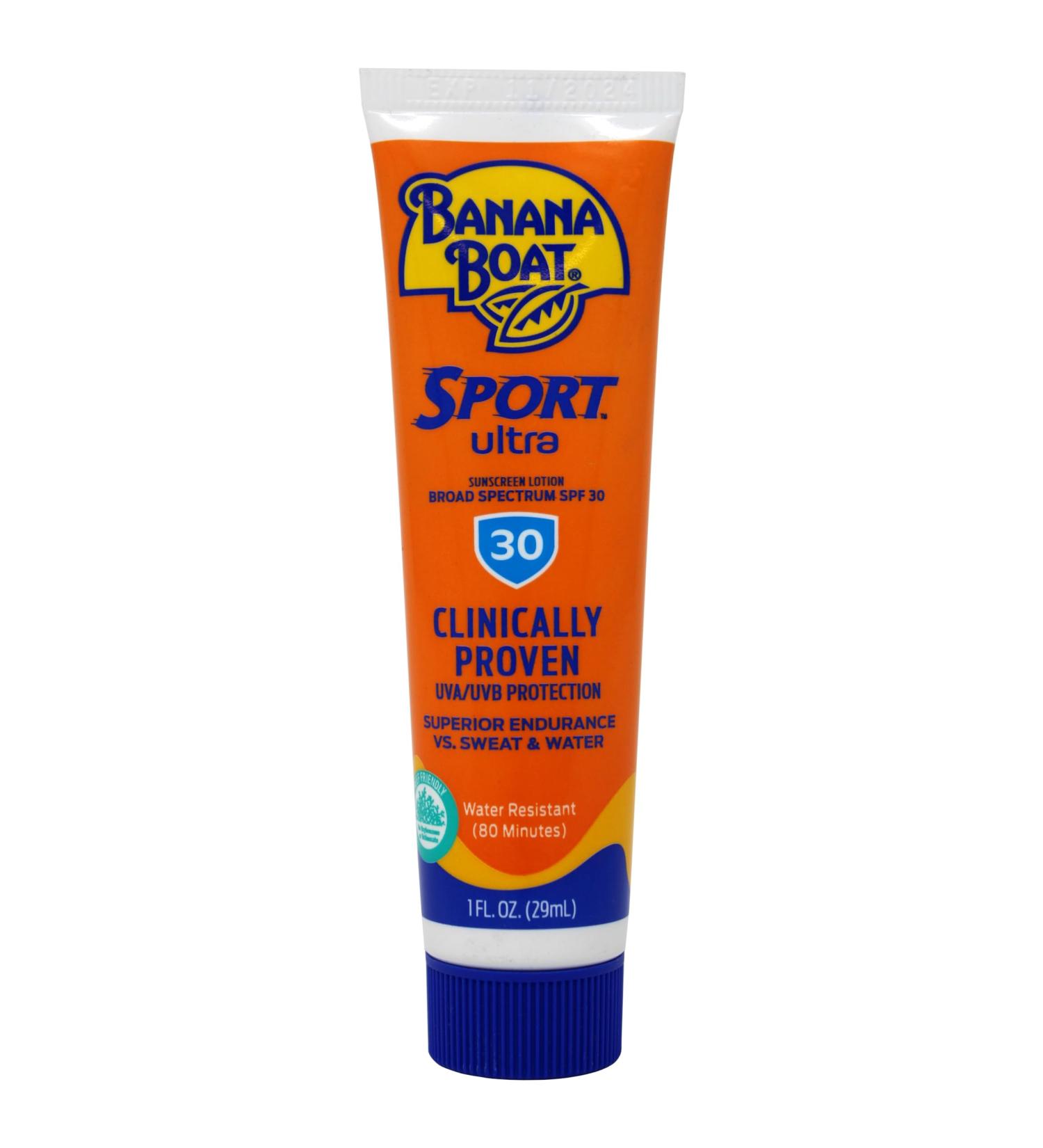 Playtex Banana Boat Sport Performance Sunblock Lotion SPF 30 1 Ounce - 24 per case.