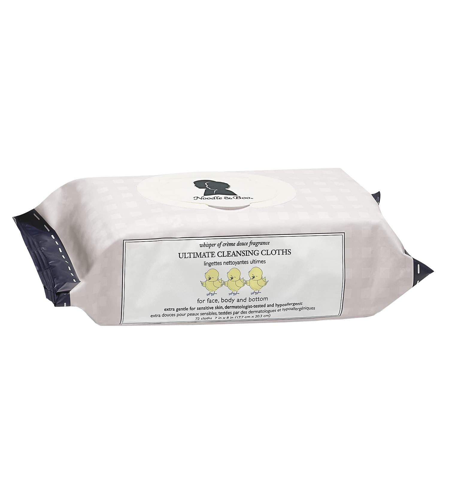 Noodle & Boo Baby Cleansing Cloths 72 Count - Gentle Body and Face Care - Buy Online on GoSupps.com