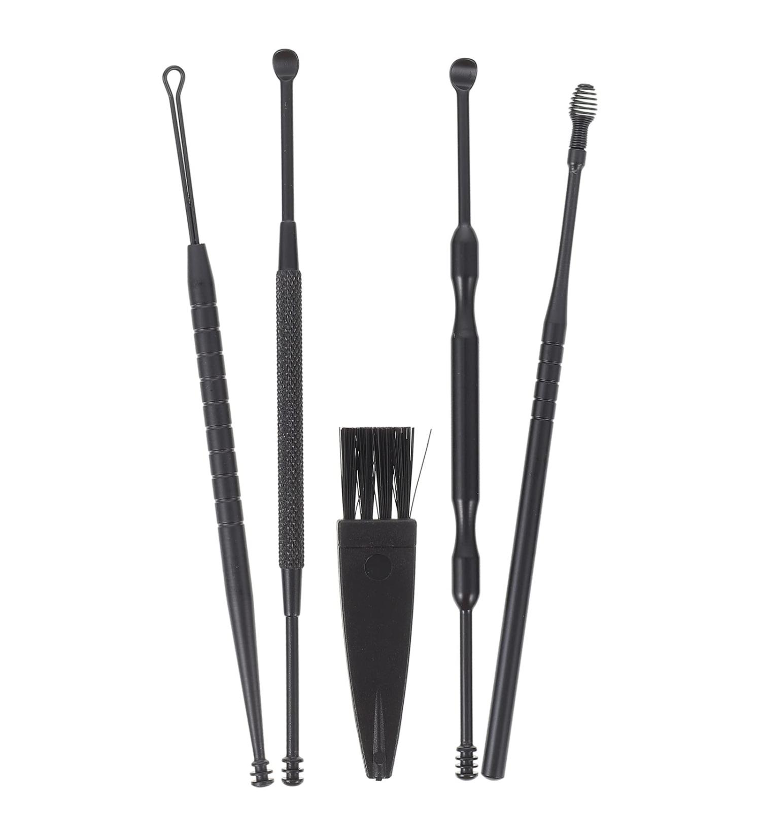 Spring Ear Pick Kit - Double-Headed Steel Removers for Wax Removal - Portable Spiral Massage Tool for Home Use - Buy Online on GoSupps.com