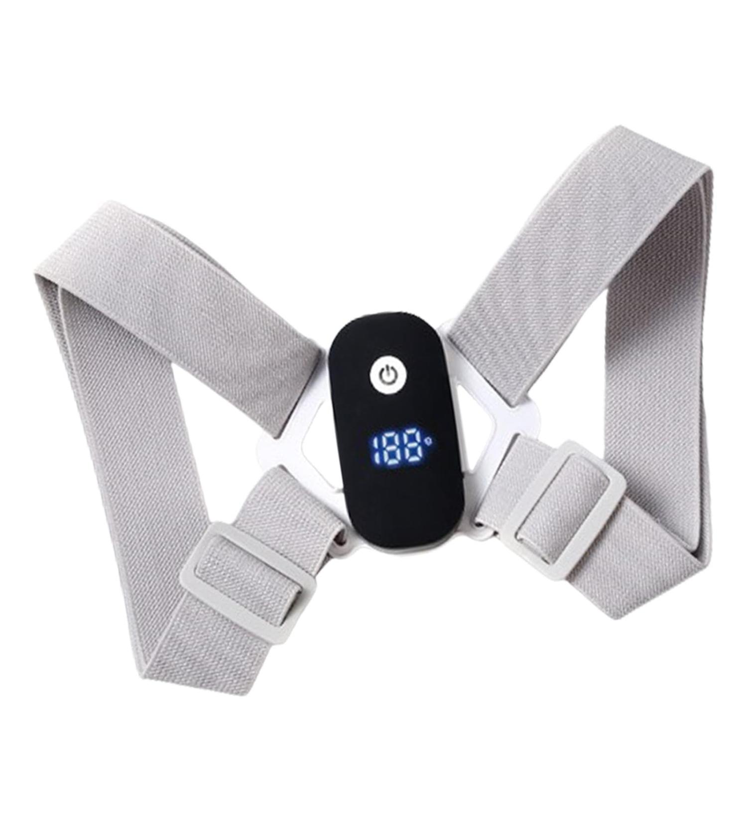 Back Straightener | Posture Trainer For Women - Adjustable Vibration Intelligent Reminder Back Brace Prevent Humpback For Lumbar Neck Gray - Buy Online on GoSupps.com