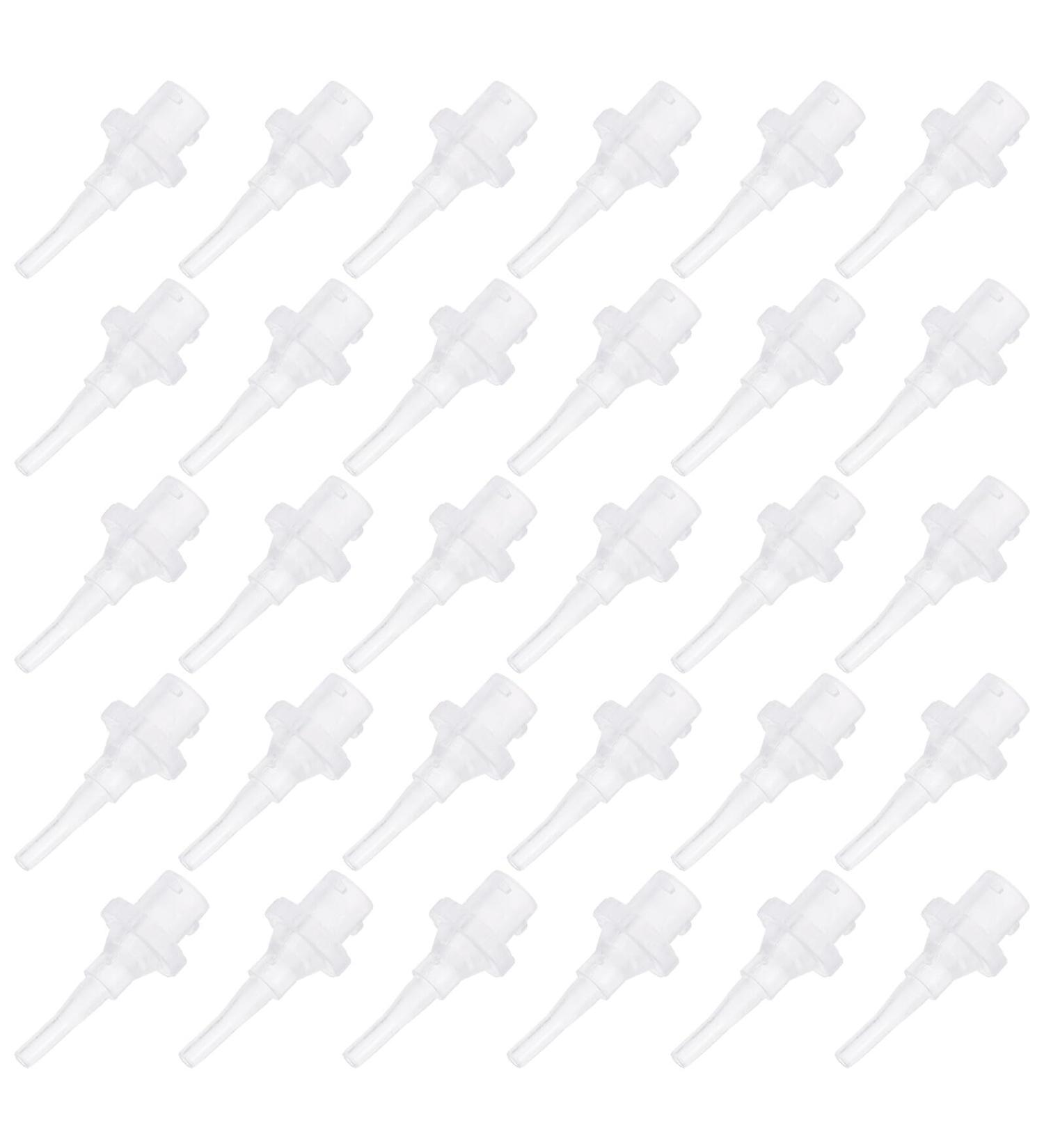 Abaodam 30Pcs PP Ear Irrigator Nozzles Premium Replacement Tips for Earwax Removal Smooth Surface Safe Use Portable and Secure Fit for Adults - Buy Online on GoSupps.com