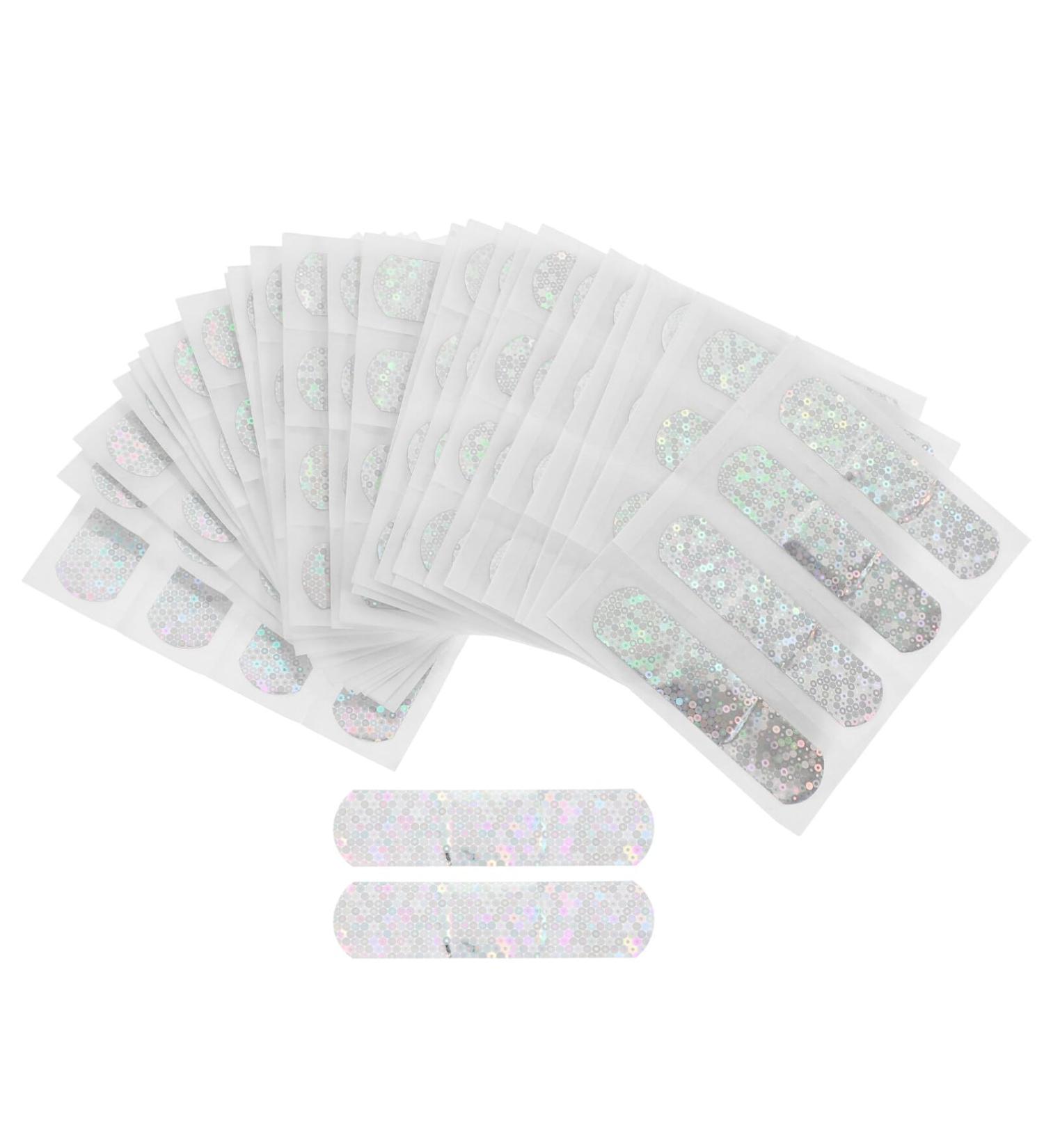 Milisten 100pcs Glitter Bandages for Kids - Cute Breathable PVC Strips for Scrapes & Burns - Fun Cartoon Designs - Buy Online on GoSupps.com