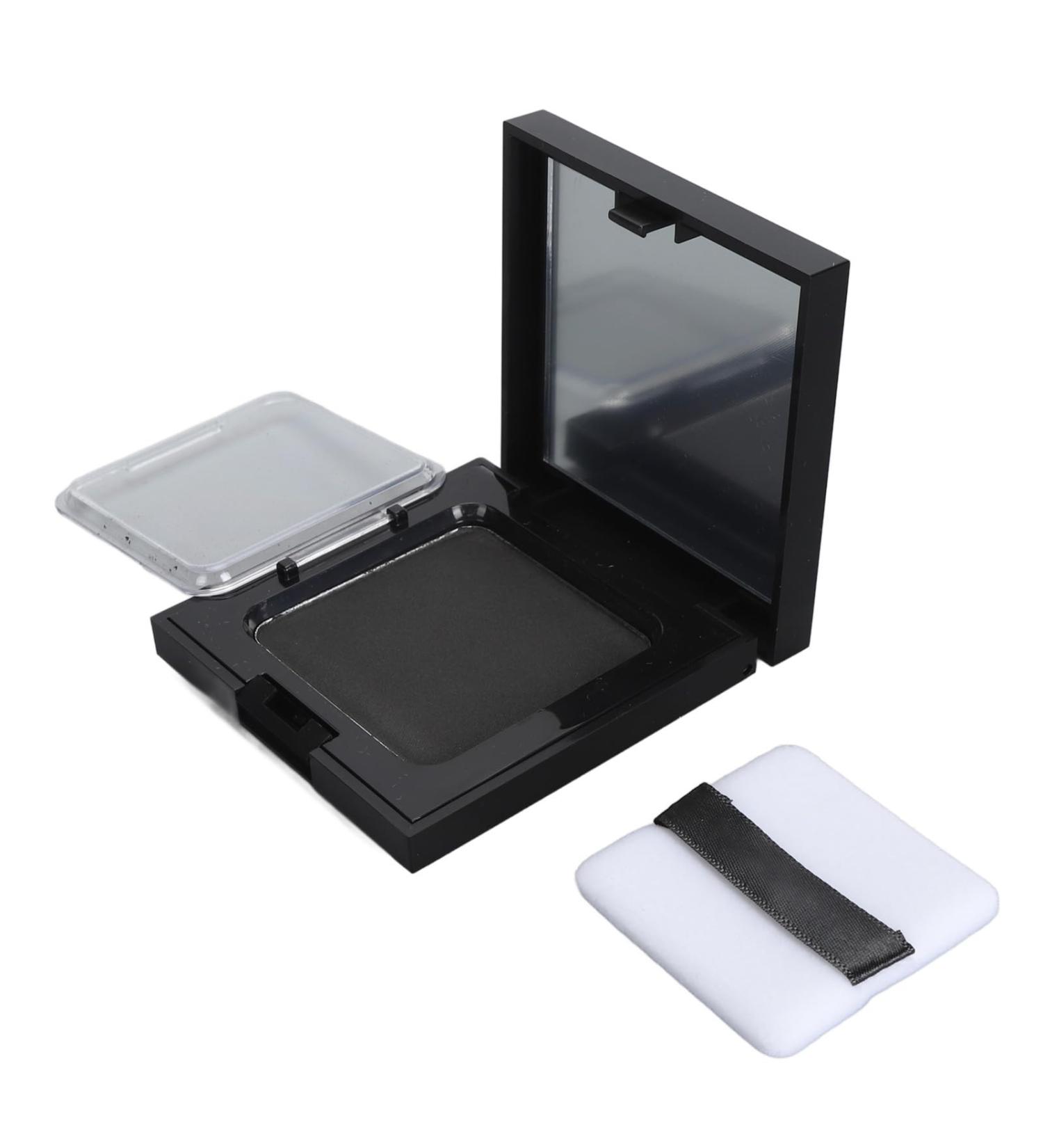 Hairline Eyeshadow Powder Temporary Sponge Head 12g Hairline Root Cover Powder for Elderly for Daily Use (Black) - Buy Online on GoSupps.com