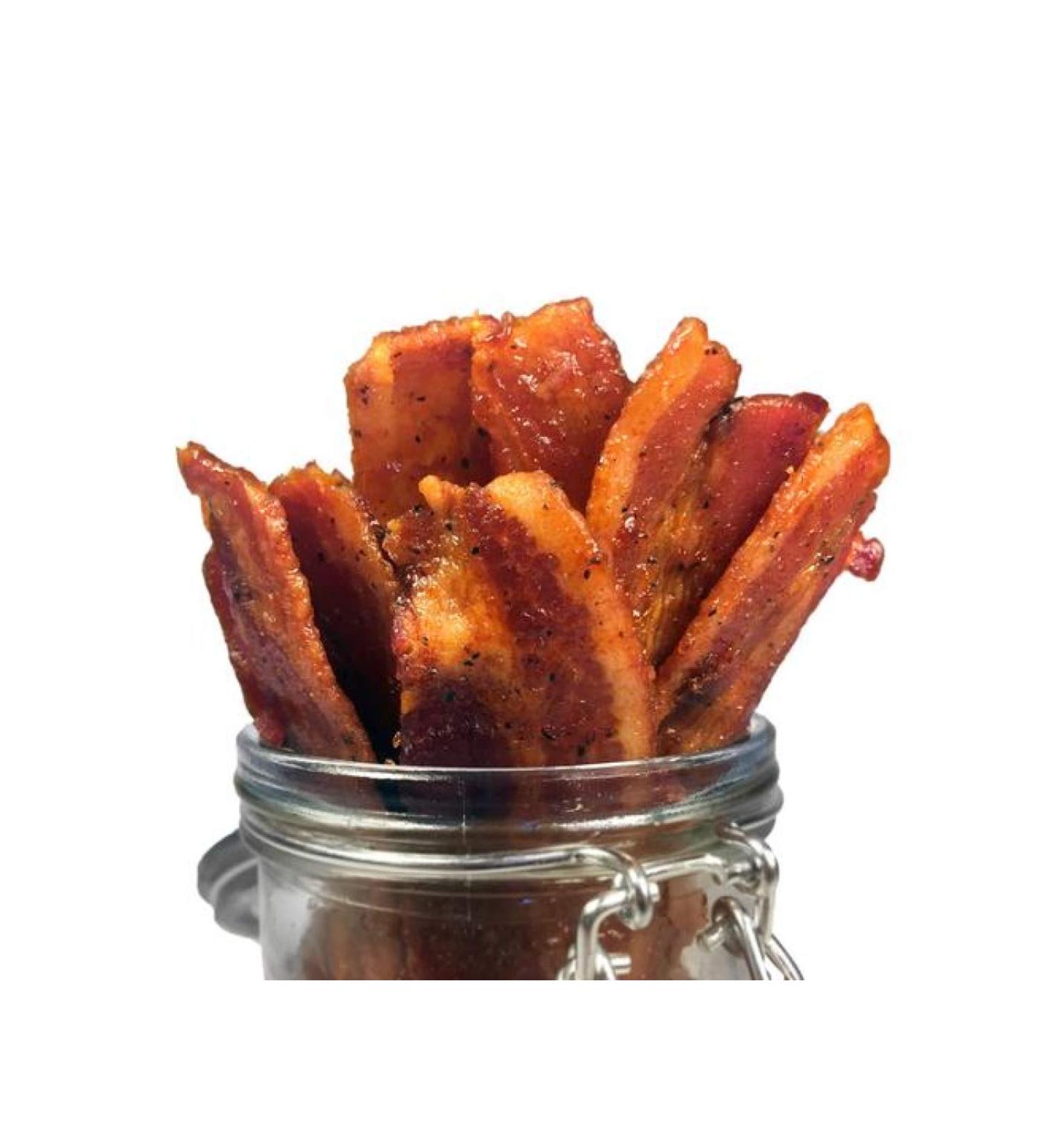 Mission Meats Uncured Sriracha Bacon Jerky - Gluten Free, Paleo, Protein Snack (2 Count, Pack of 3) - Buy Online on GoSupps.com