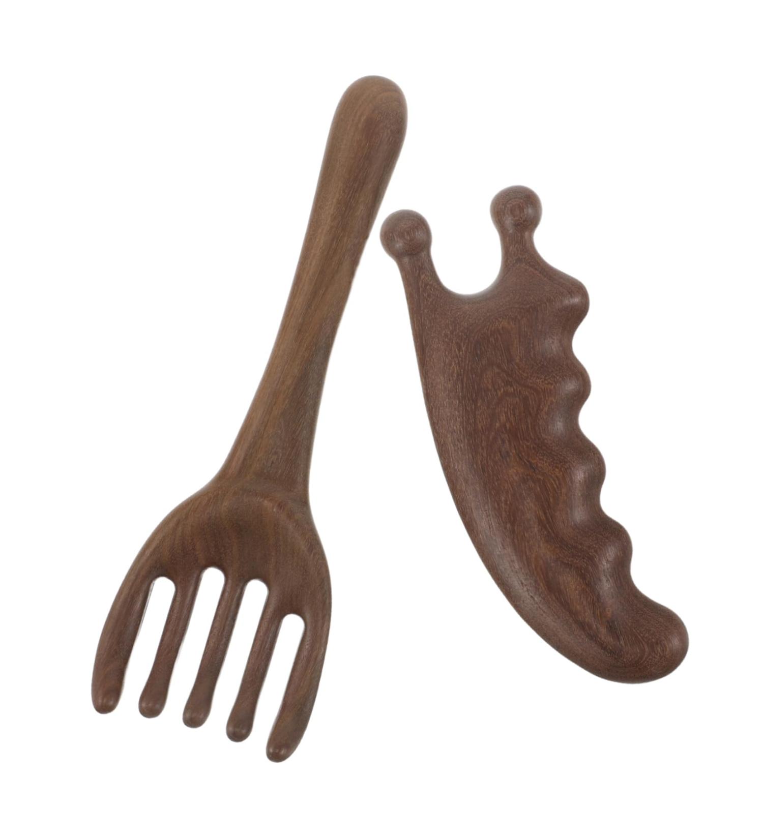 Vaguelly 2pi ces Peigne Grattoir Pour Chevelu Bois De Santal Masseur Chevelu Avec Conception De Grattage Nez Pour Soin Capillaire Quotidien - Buy Online on GoSupps.com