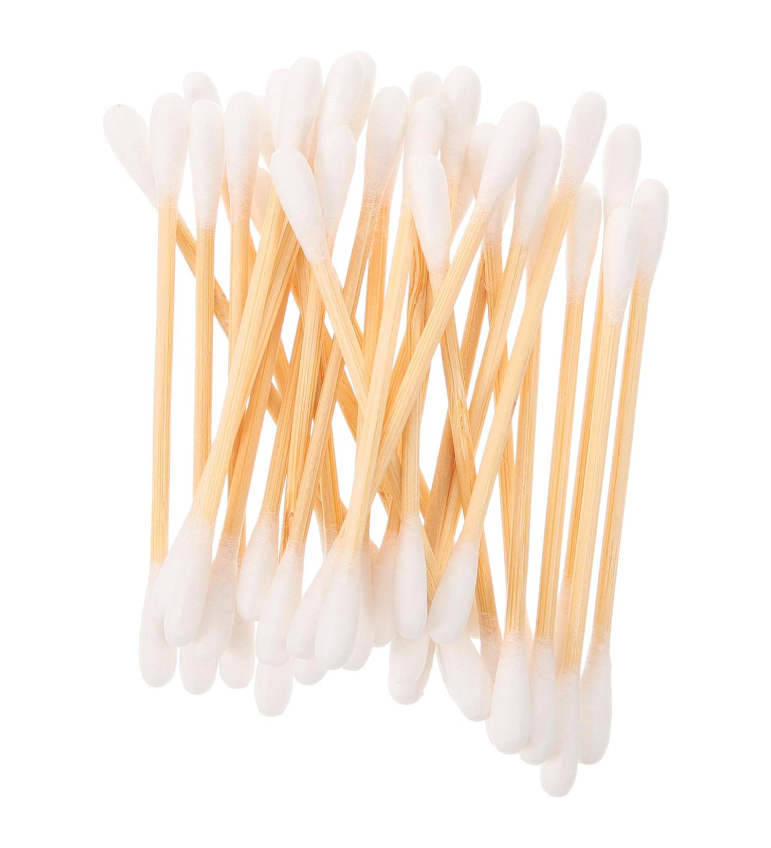 FRCOLOR 200pcs Cotton Swabs - Eco-Friendly Makeup Tool & Baby Safe Bamboo Swabs - Buy Online on GoSupps.com