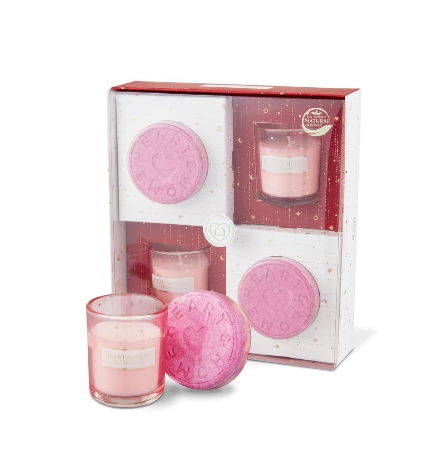 Mini Candle and Bath Bomb Gift Set