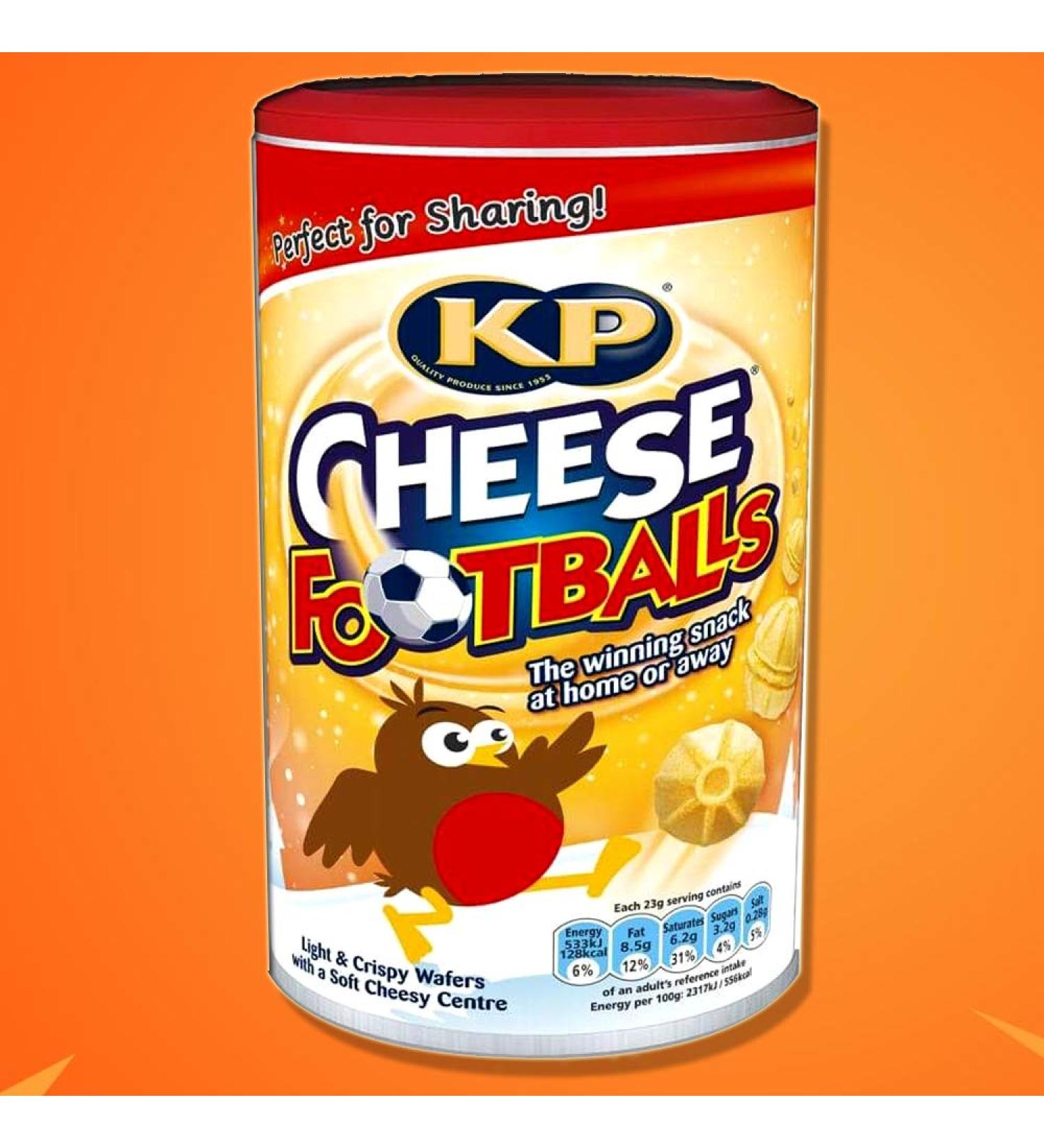 KP Snacks Cheese Footballs Caddy 142 g