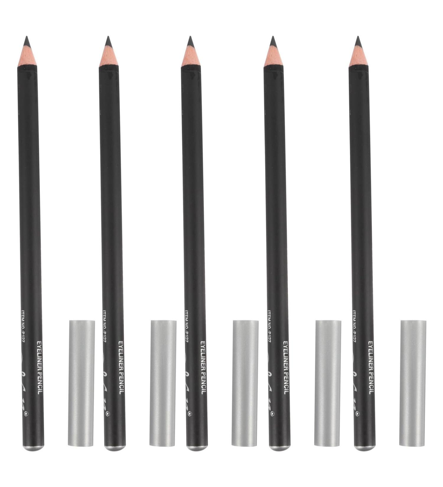 Lot de 12 Crayons Sourcils Noirs Imperm ables et Compacts Stylo Eyeliner Pr cis en Bois pour Maquillage des Yeux Accessoires Maquillage Femme pour Contour des Yeux et Quotidien - Buy Online on GoSupps.com