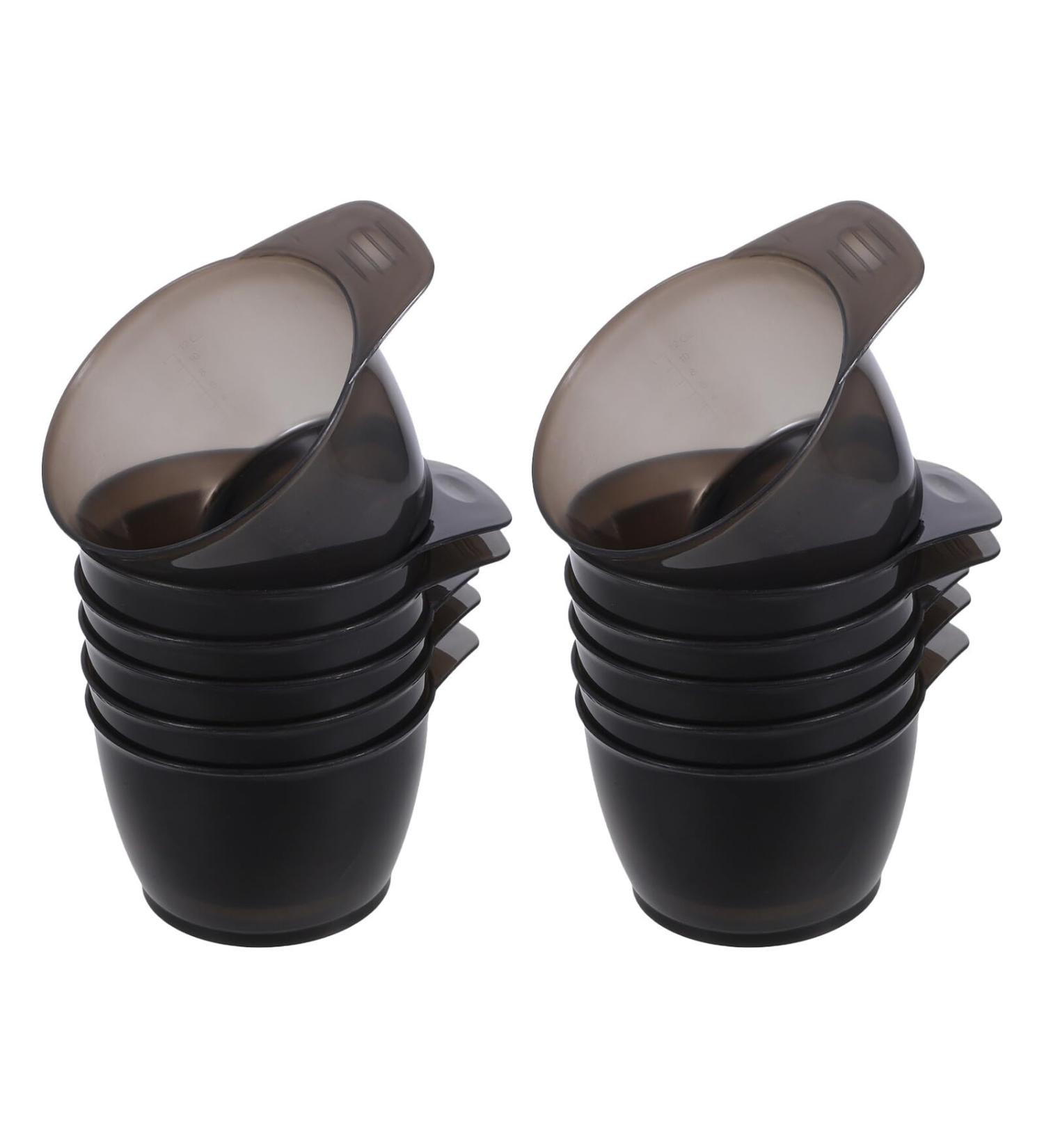 12 Pi ces Bols pour Teinture Cheveux Plastique R sistant Chaleur Bol M langeur Anti- claboussures avec Bec Verseur Outils de Coloration Professionnels pour Salon et Usage - Buy Online on GoSupps.com