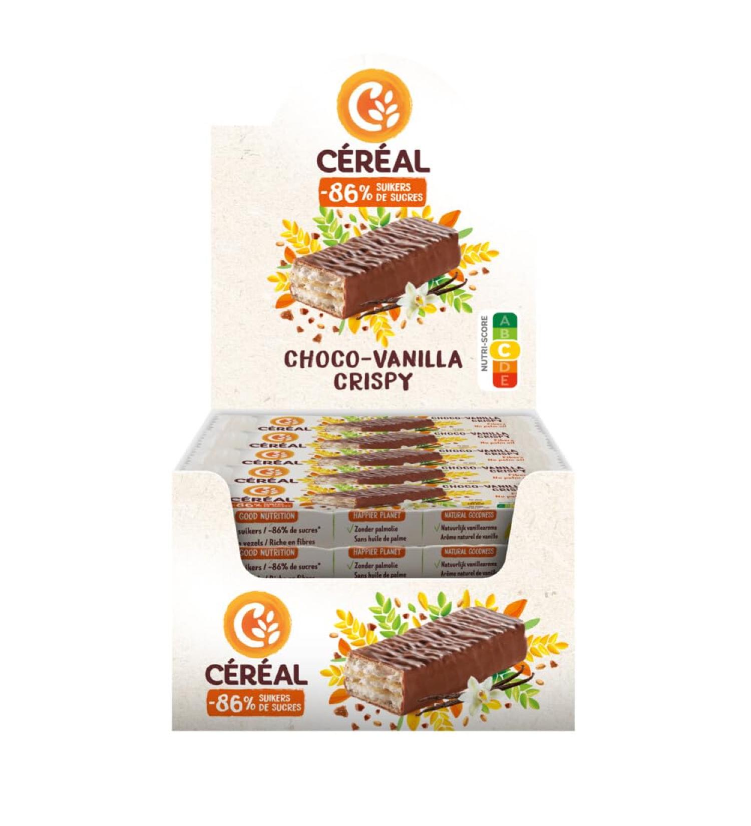 C r al Crispy Wafel Vanilla Chocolate Cereal 20 x 28g