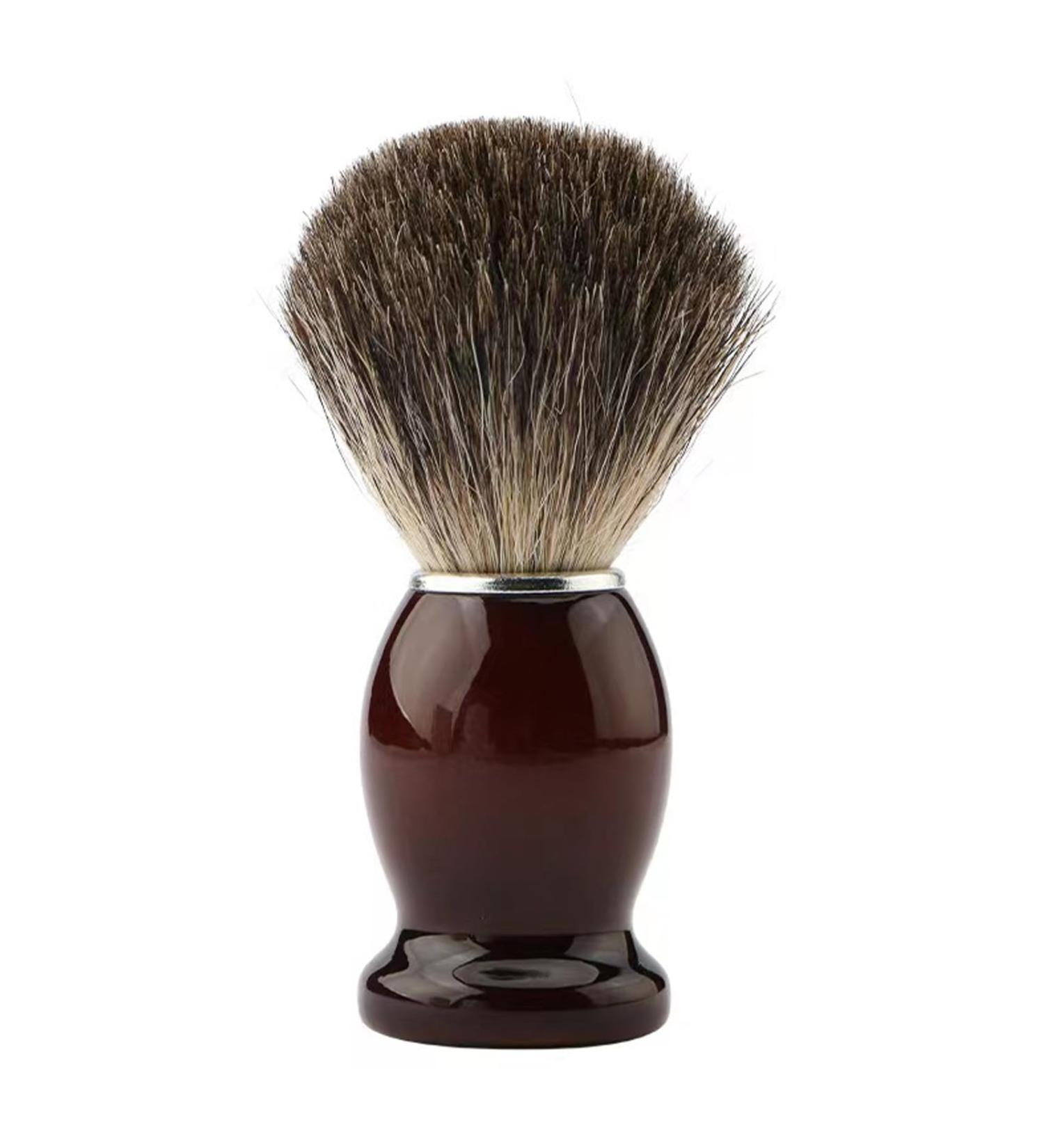 Razor Brush for Men - Wooden Handle Shaving Brush for Beard Cleaning & Foaming Soap | High-Quality Shaving Tool - Buy Online on GoSupps.com