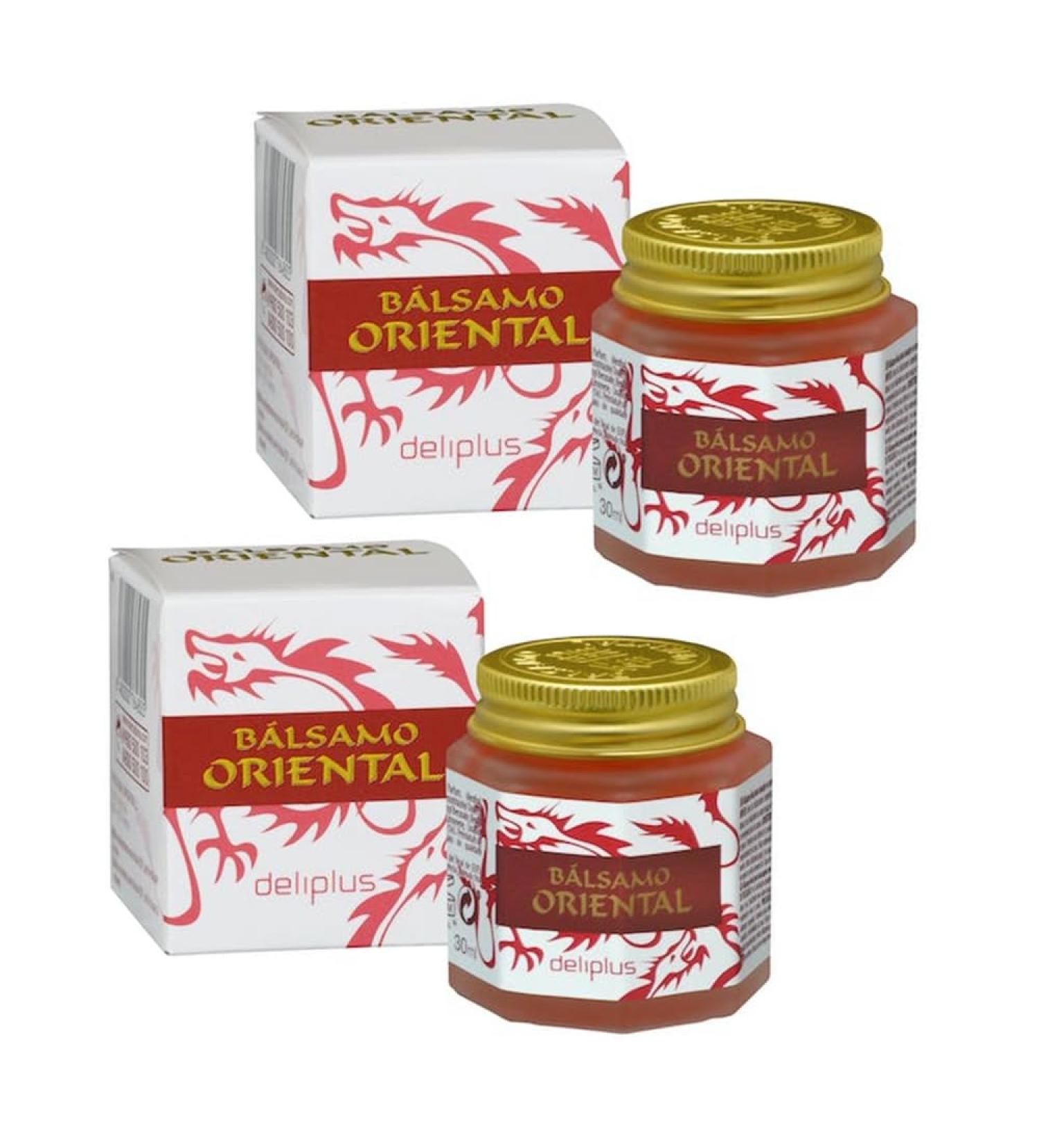 Pack of 2 Oriental Balm Heat Effect Vitamin E 30 ml Pack of 2 x 30 ml Deliplus