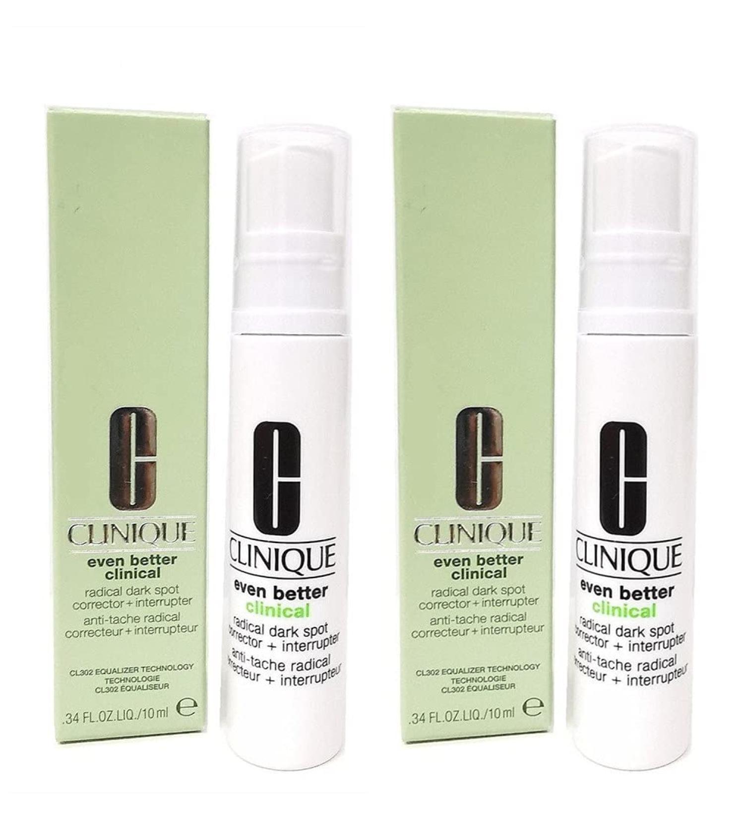 2-Pack Clinique Even Better Clinical Radical Dark Spot Corrector 0.68 oz/20 ml - Intensive Formula for Dark Spot Correction - Buy Online on GoSupps.com
