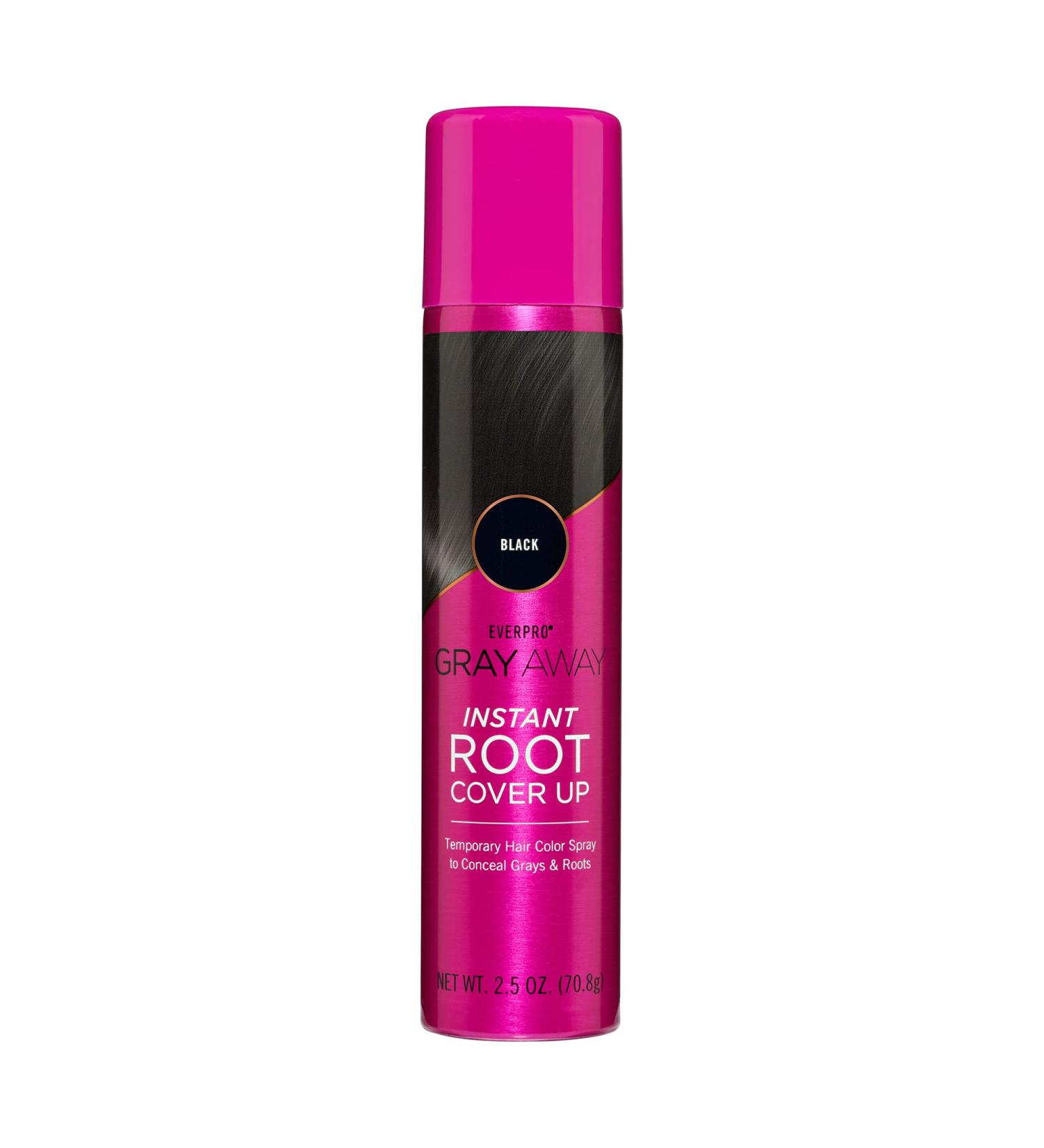Everpro Gray Away Instant Root Cover Up Spray 2.5oz in Black - Buy Online on GoSupps.com