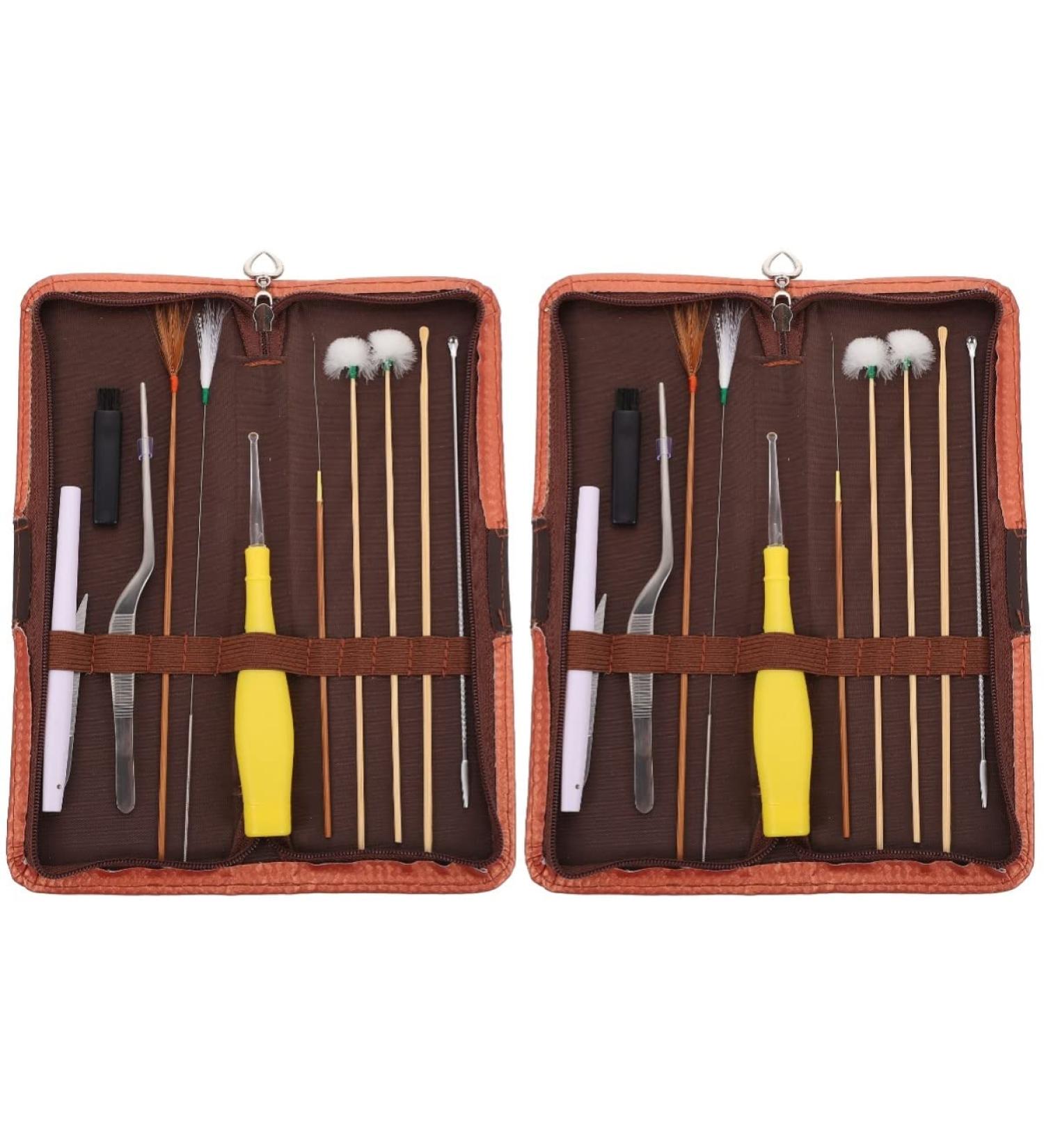 Stainless Steel Earwax Picks 2pcs - Ear Curette & Remover Set | Up Style 8pcs Ear Cleaner | Healeved - Buy Online on GoSupps.com