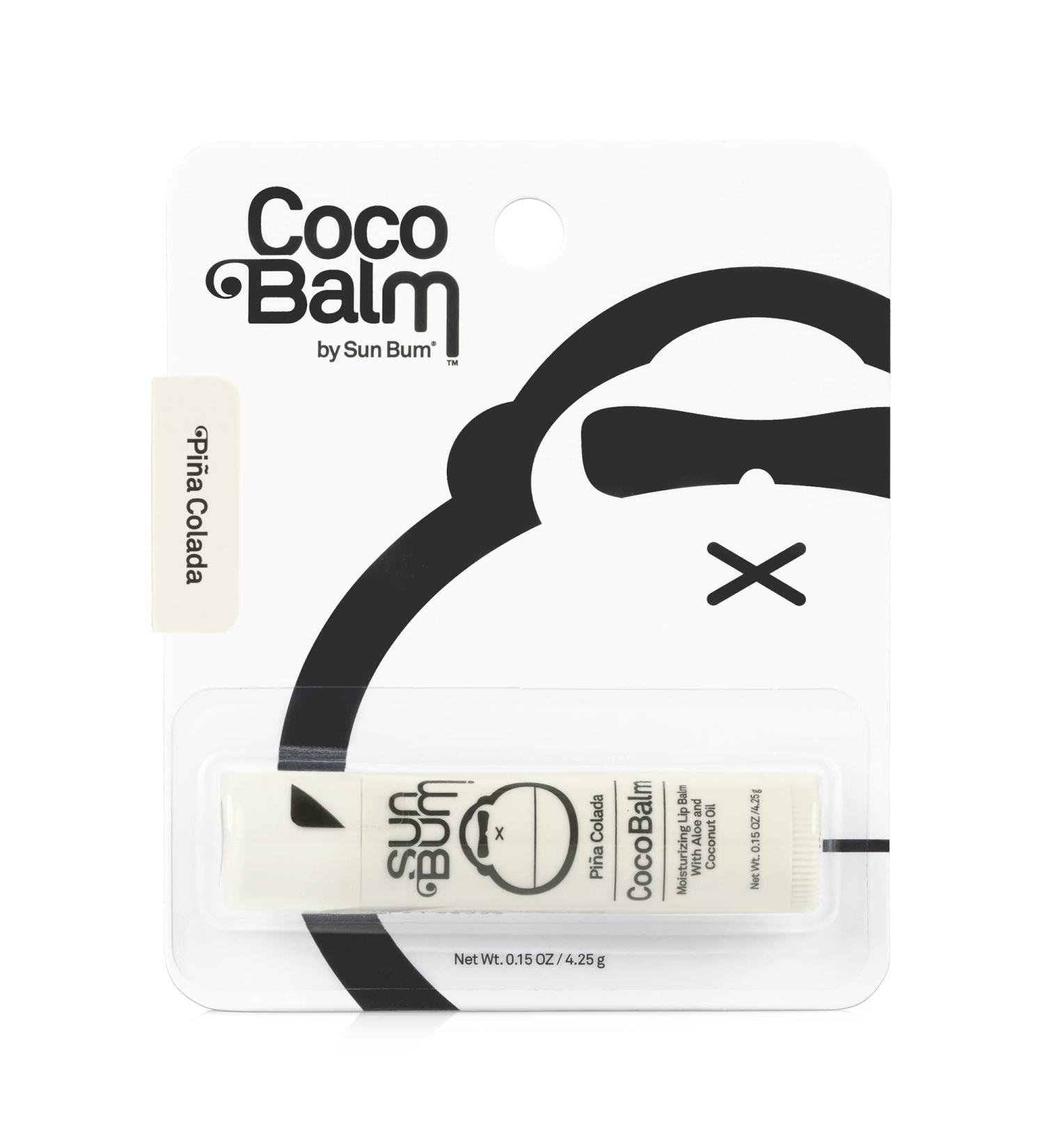 Sun Bum Cocobalm Moisturizing Lip Balm Pina Colada 0.15 Ounce