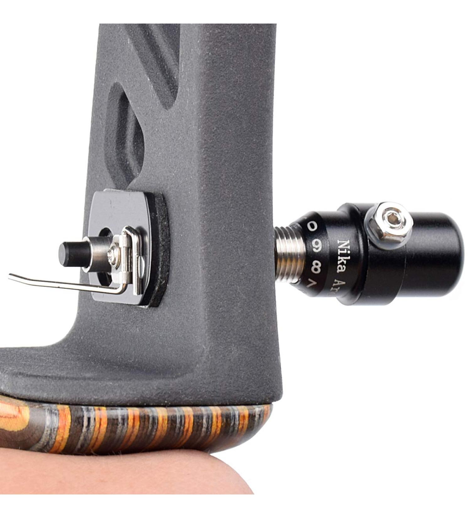 Chuangtong Archery Plunger and Rest - Metal Screw-in Pressure Button for Recurve Bows | Black, Right Hand - Buy Online on GoSupps.com
