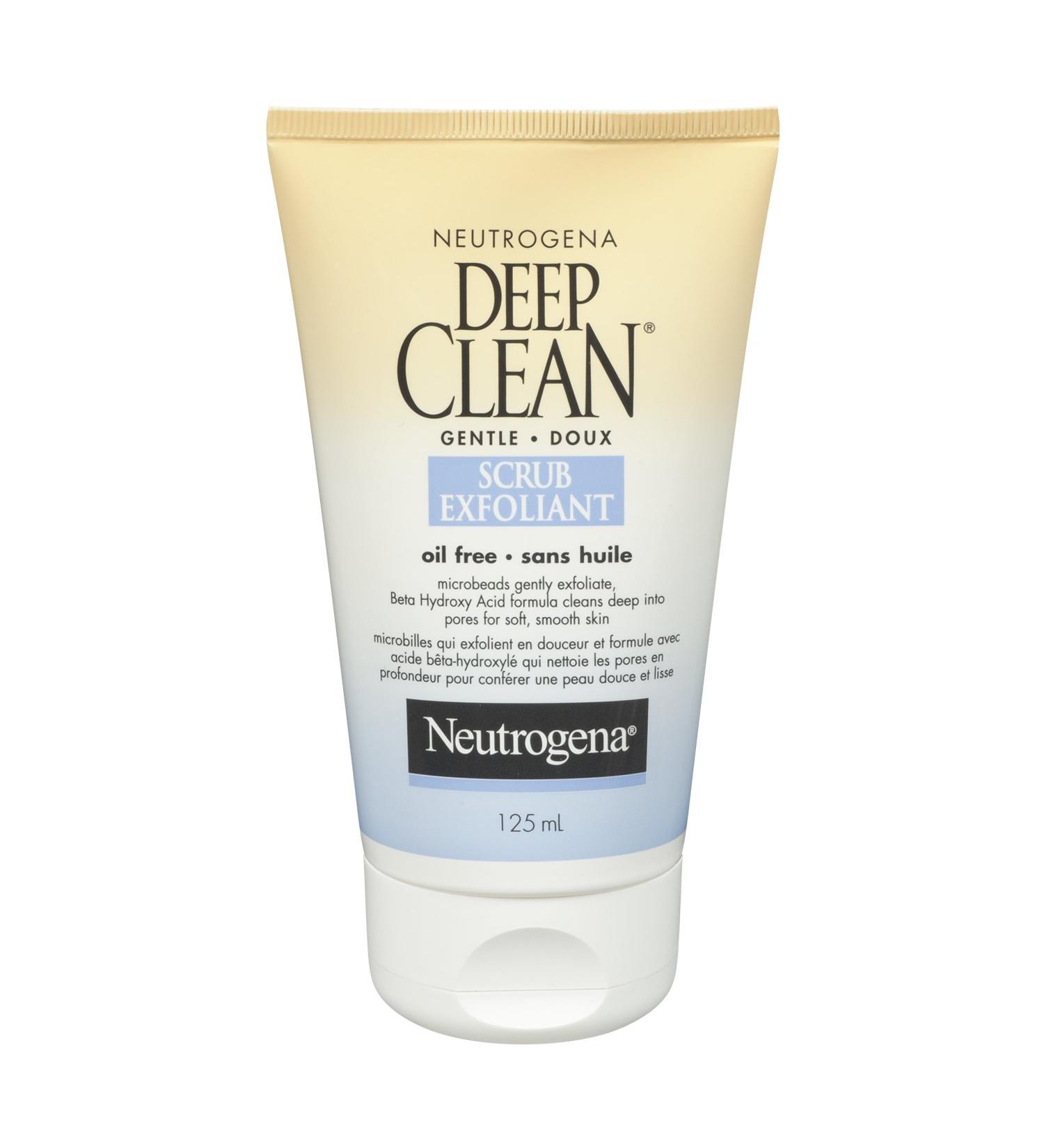 Neutrogena Exfoliating Face Scrub Deep Clean Gentle Facial Scrub 125 mL - Buy Online on GoSupps.com