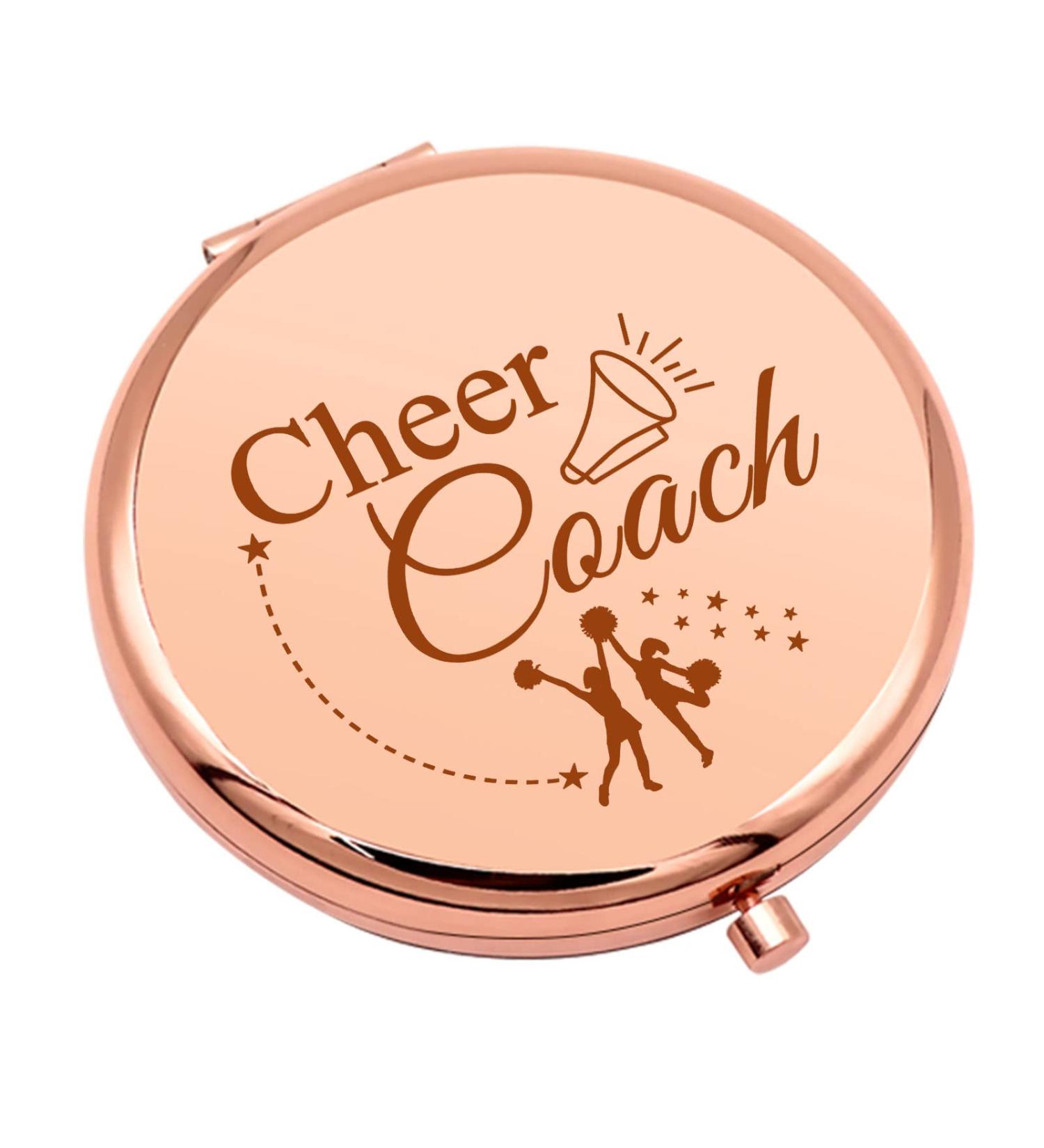 Cheer Coach & Mom Appreciation Compact Makeup Mirror - Perfect Thank You Gifts for Cheerleading Team - Buy Online on GoSupps.com