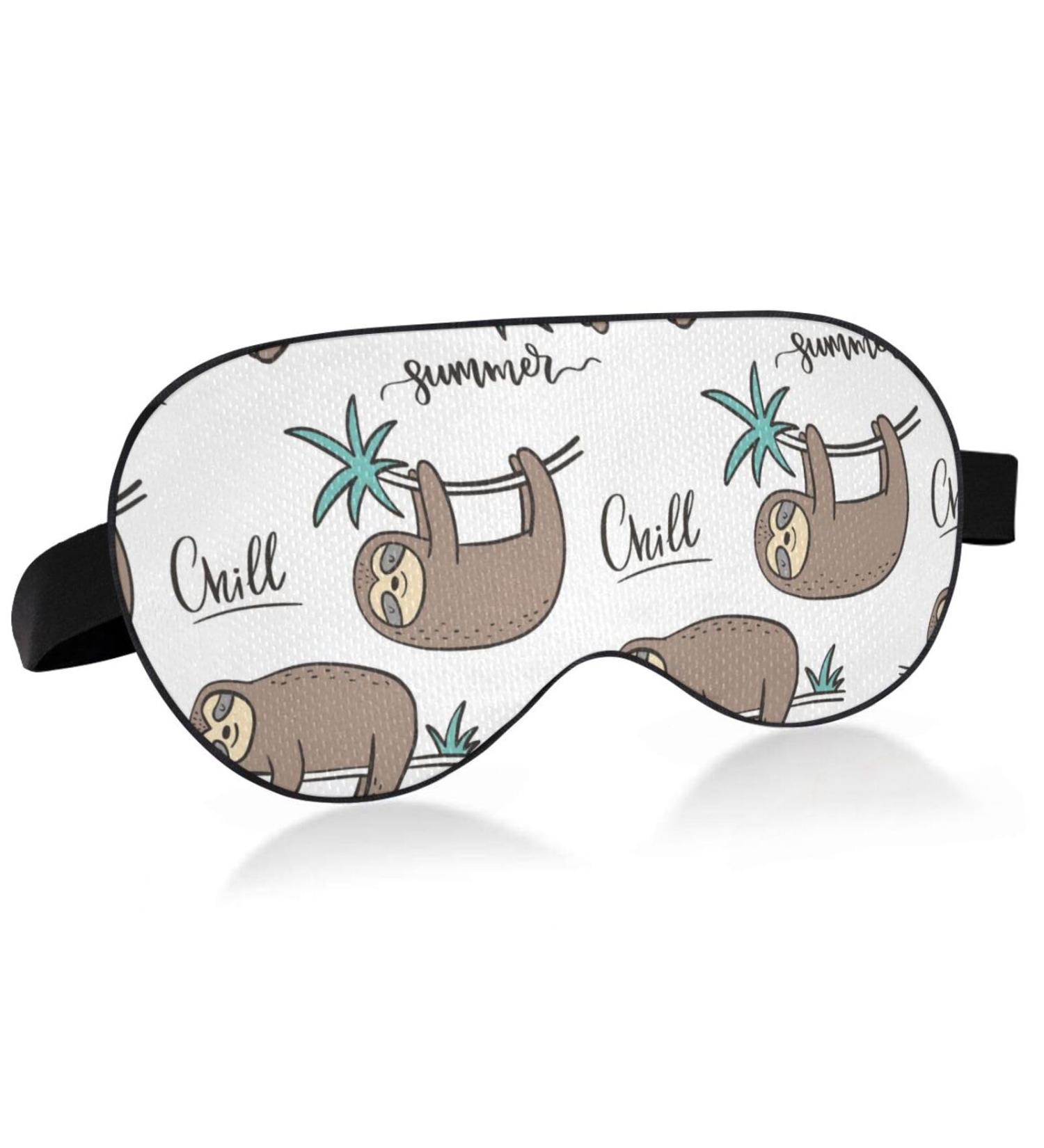 Unisex Haskirky Light Blocking Eye Mask for Deep Sleep | Adjustable & Breathable for Travel, Meditation, and Office Use - Buy Online on GoSupps.com