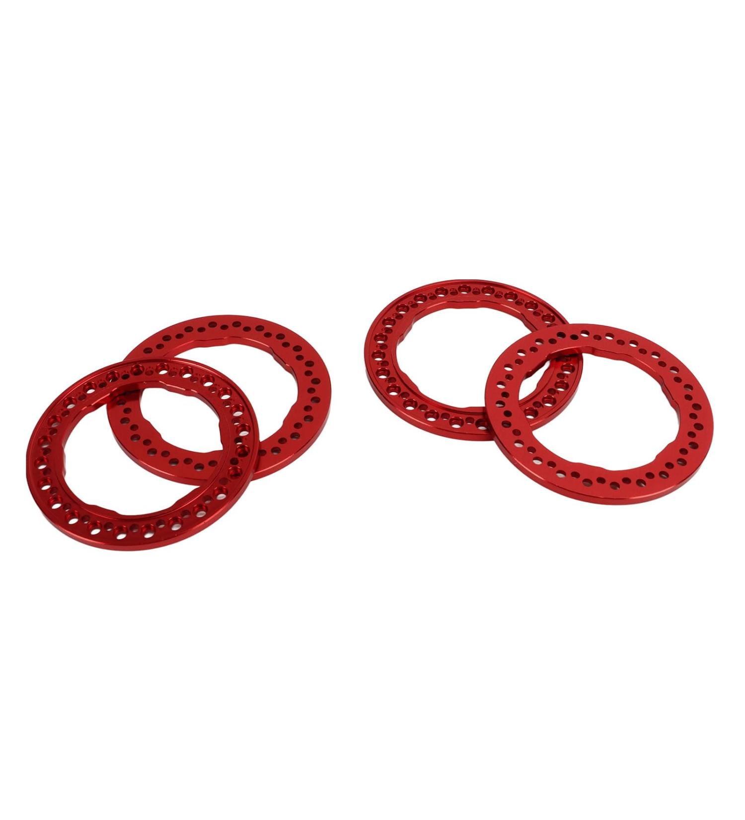 Alomejor 1.9 Aluminum Alloy Beadlock Rings - 4 Piece Red Replacement for Easy Installation & Repair - Buy Online on GoSupps.com