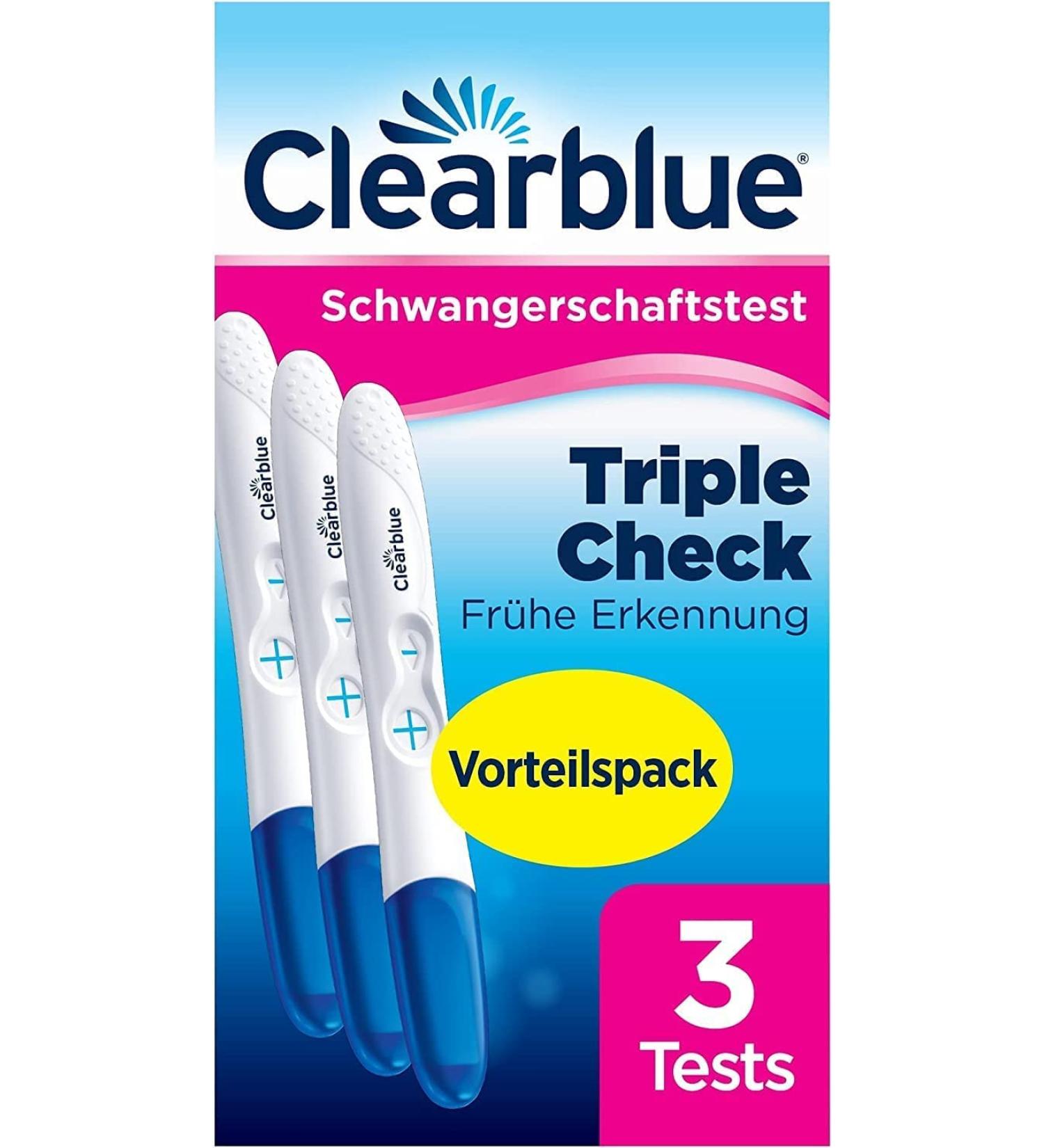 Clearblue Early Detection Pregnancy Test - 99% Reliable 3x Pack 25 miu/ml | Accurate Results for Early Pregnancy Detection - Buy Online on GoSupps.com