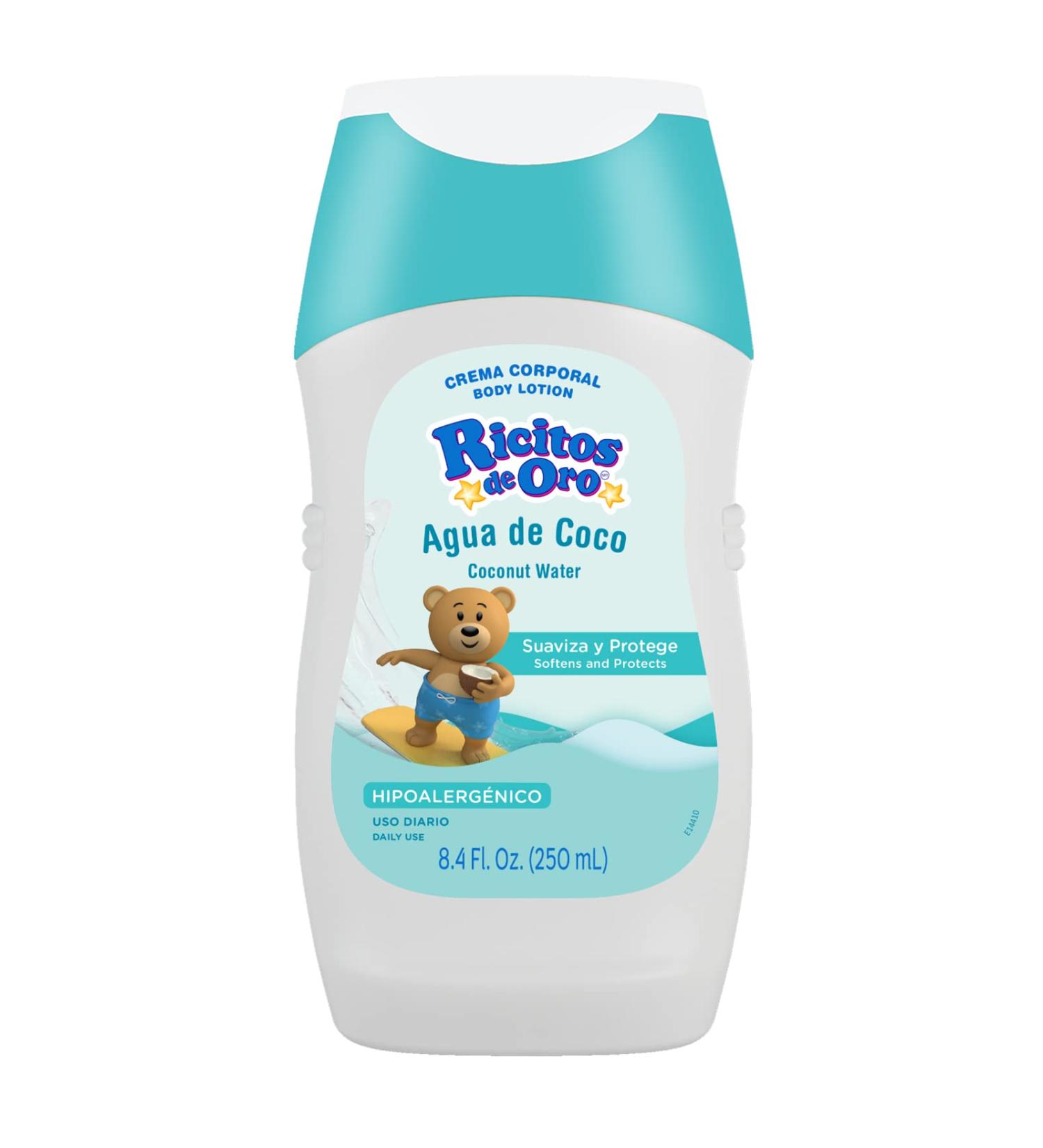 Ricitos de Oro Coconut Water Body Cream | Grisi 250ml | Hypoallergenic Baby Skin Moisturizer | Softens & Protects for Daily Use - Buy Online on GoSupps.com