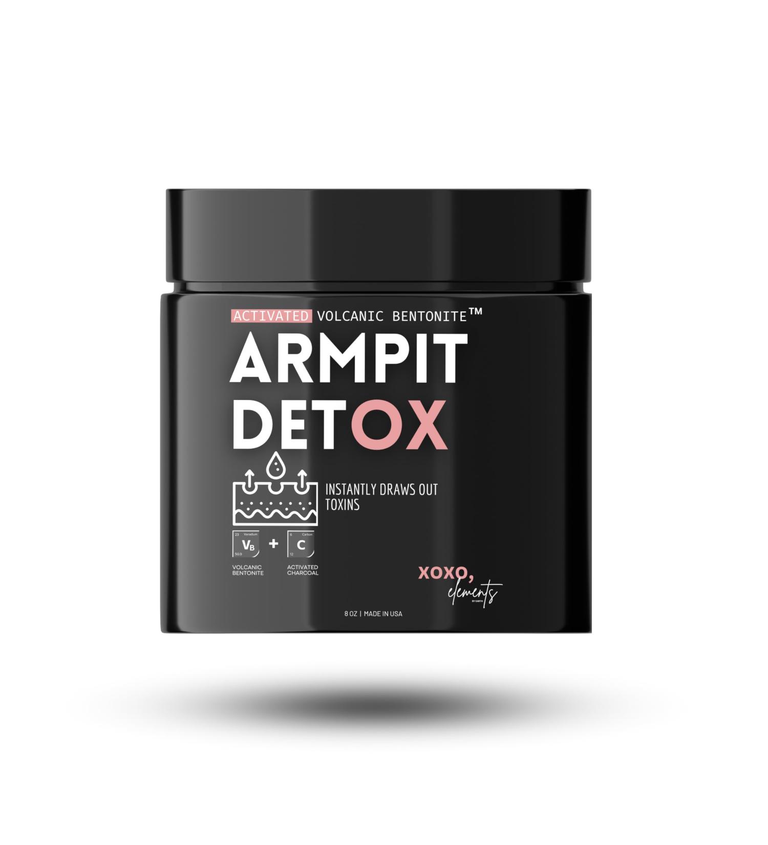 Armpit Detox for Women - Natural Deodorant Transition & DIY Bentonite Clay Underarm Mask | 8 oz Odor Control - Buy Online on GoSupps.com