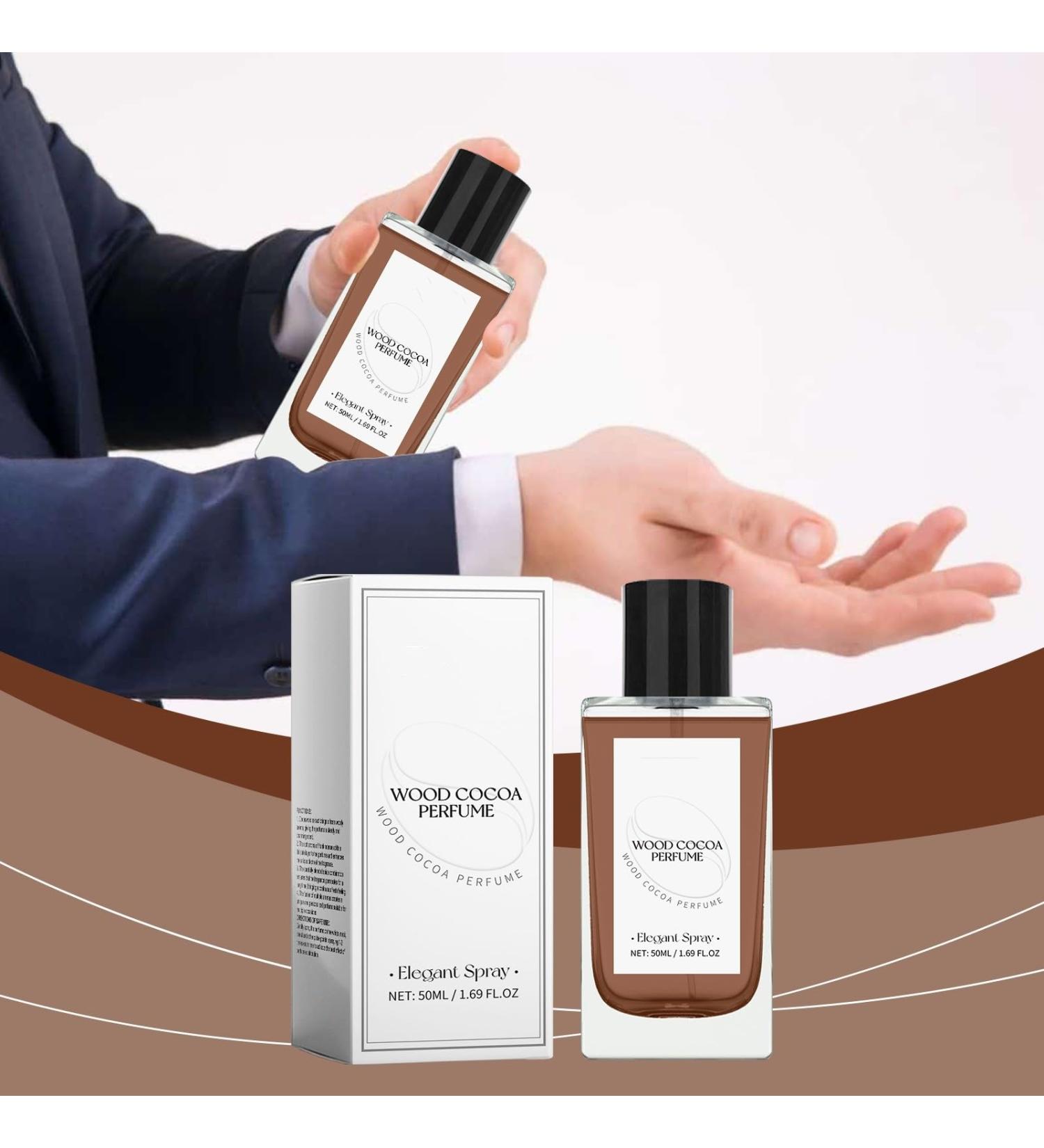 Men Perfume Woody Cocoa Eau de Toilette Exquisite Hypoallergenic Eau De Parfum Sweet Spray Deodorant Suitable for Special Occasions Presents for Men 3.8x10.5cm Brown - Buy Online on GoSupps.com